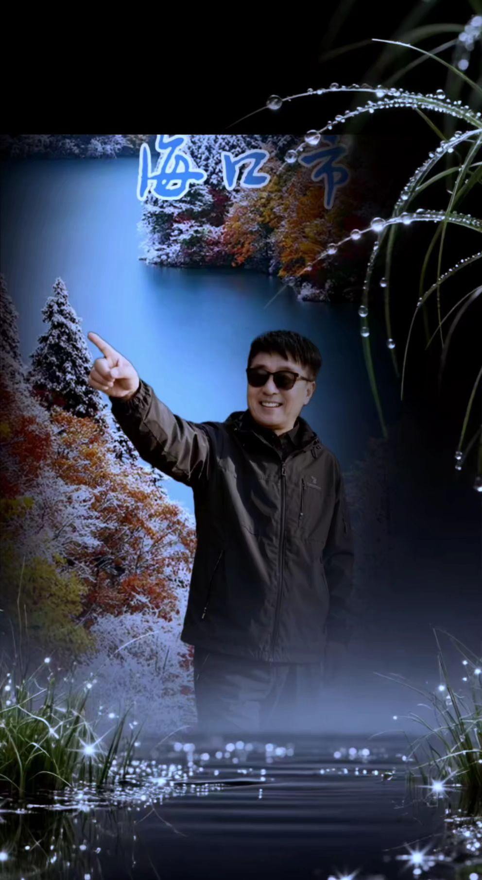 雪夜景太美了，情感歌曲，想你的夜一一