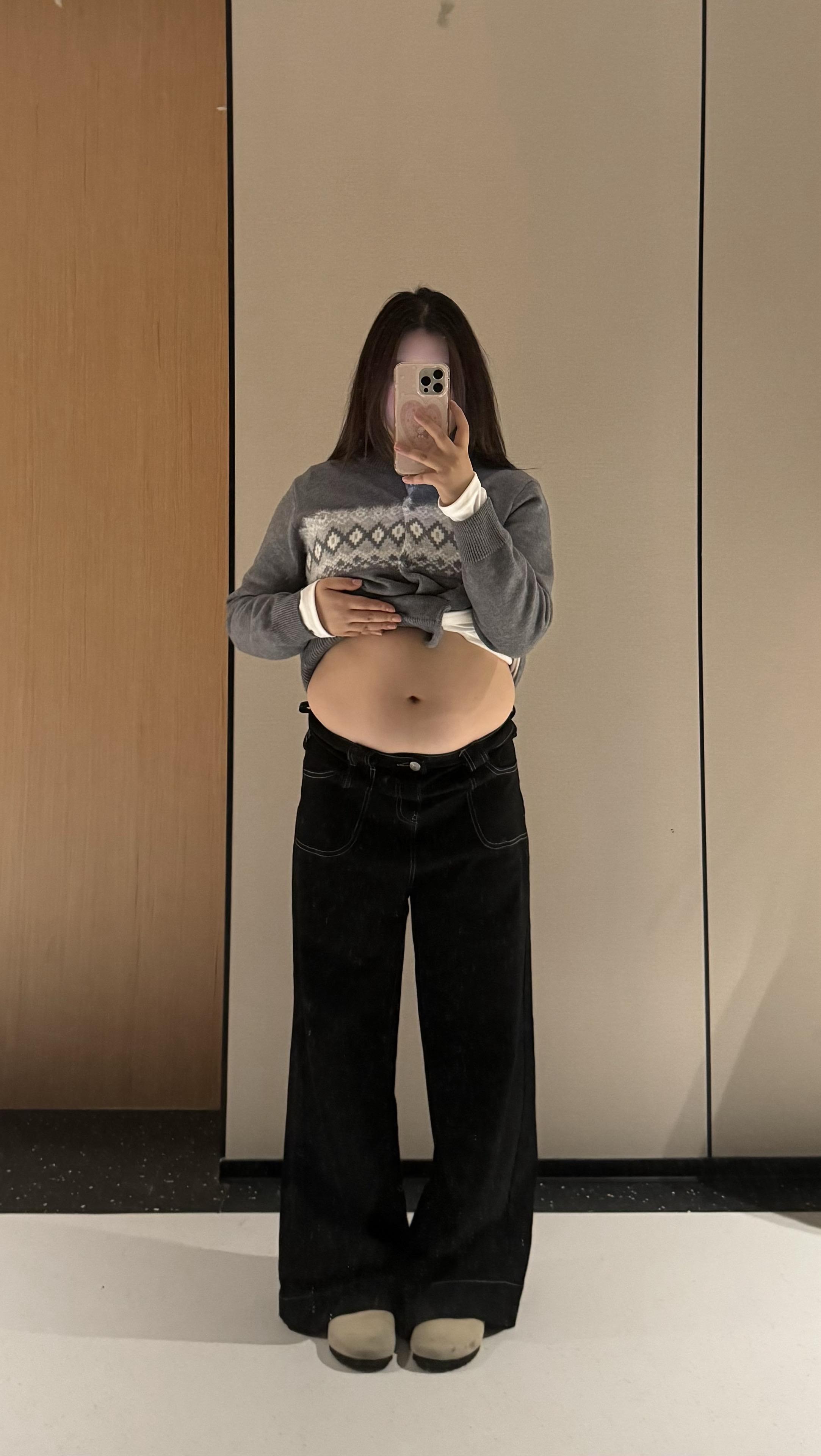 ootd穿搭 显瘦裤子 显瘦穿搭 微胖穿搭 秋冬穿搭