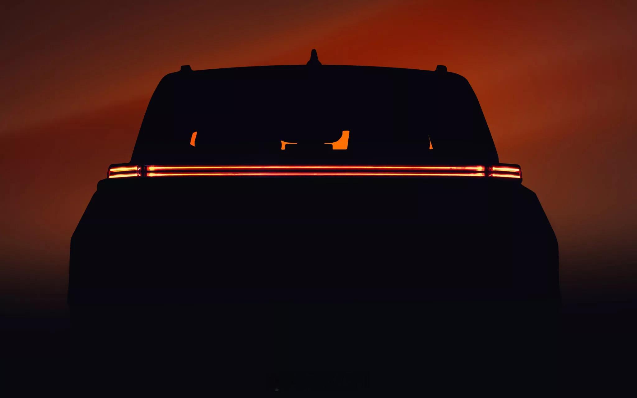 丰田全新SUV预告图 预告图和专利图很吻合，新车应该就是丰田计划推出的大型三排座