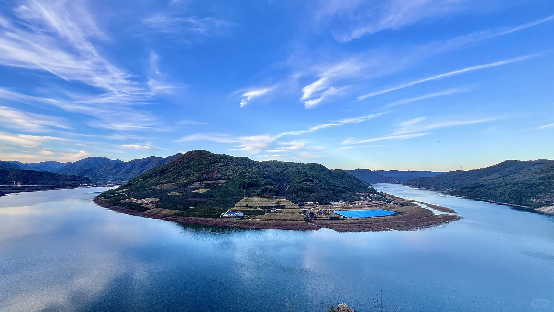 浑江大转弯 我拍的真美啊