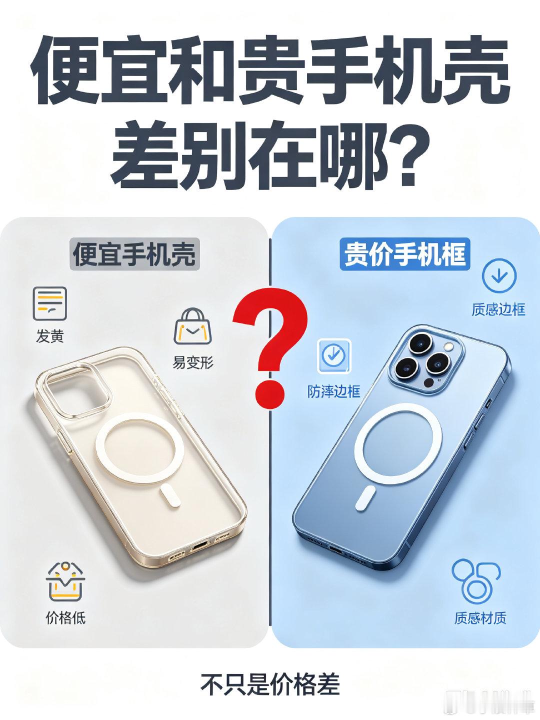 【便宜和贵的手机壳差别在哪】有人 9.9 买一堆轮换用，有人愿意花大价钱入手大牌