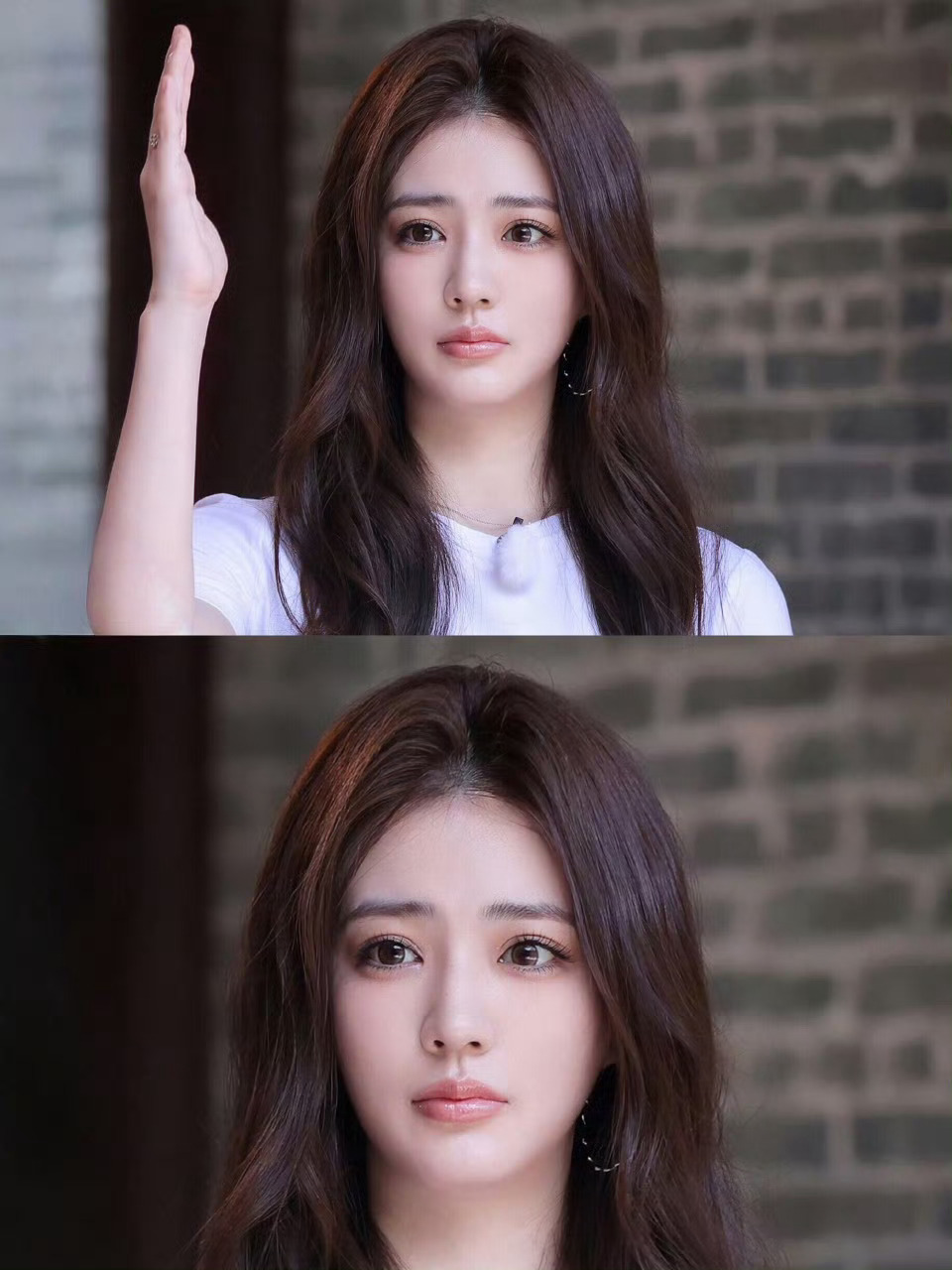 第一次直观感受到了女明星的脸多小 ​​​