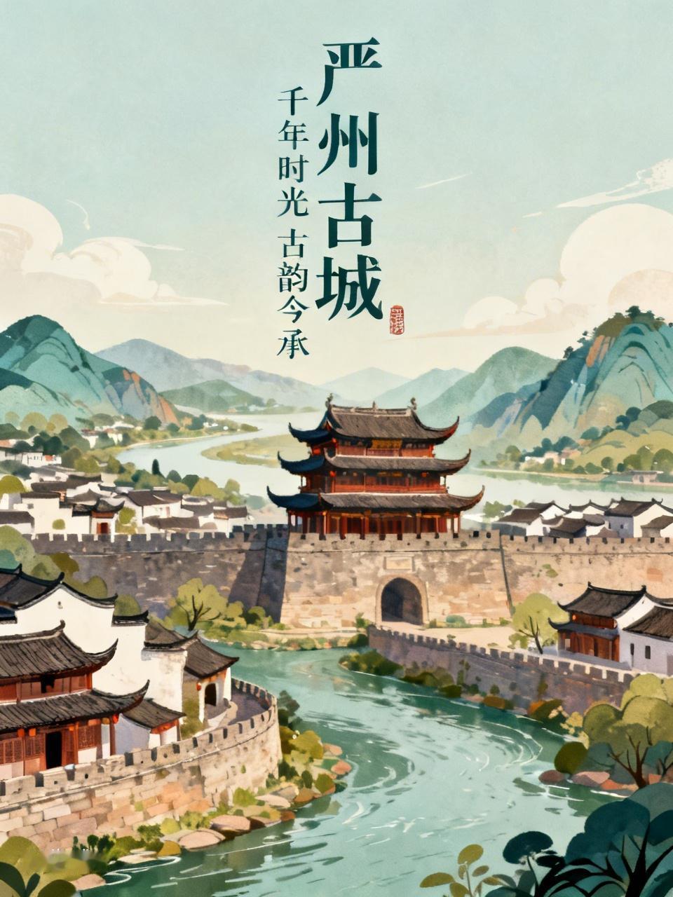 网友打卡严州古城，真的能触摸千年时光！严州古城又称梅城古镇，有1800多年历史，