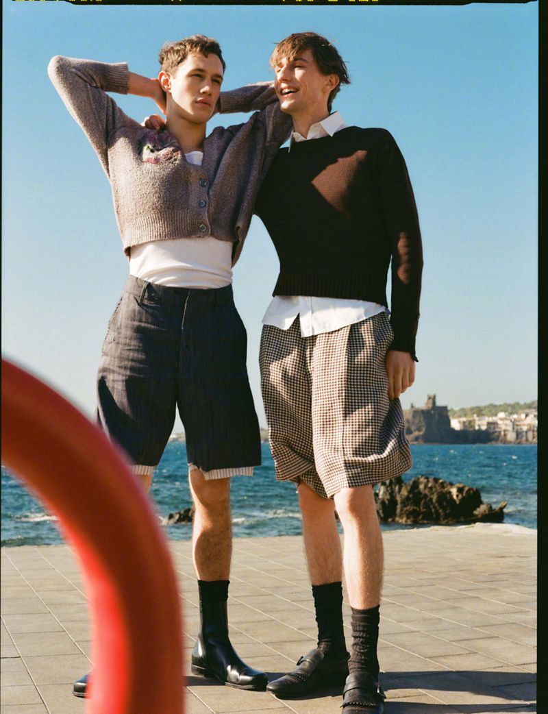 ICON Magazine Italy 2026 海风吹拂的少年。 🌊🍃  