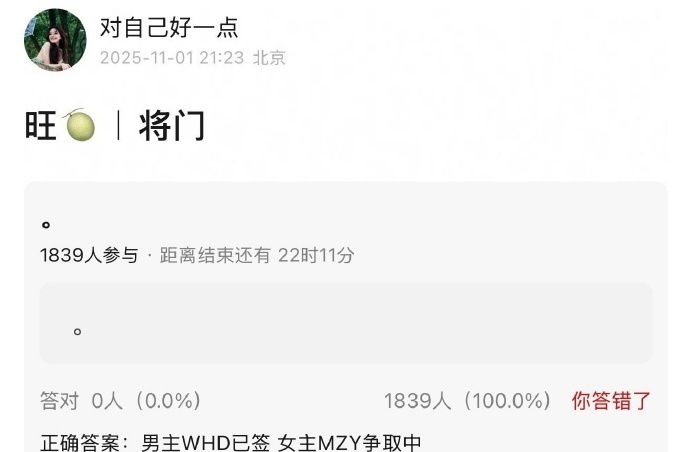 将门毒后最新🍉，王鹤棣已签，孟子义在争取 ​​​