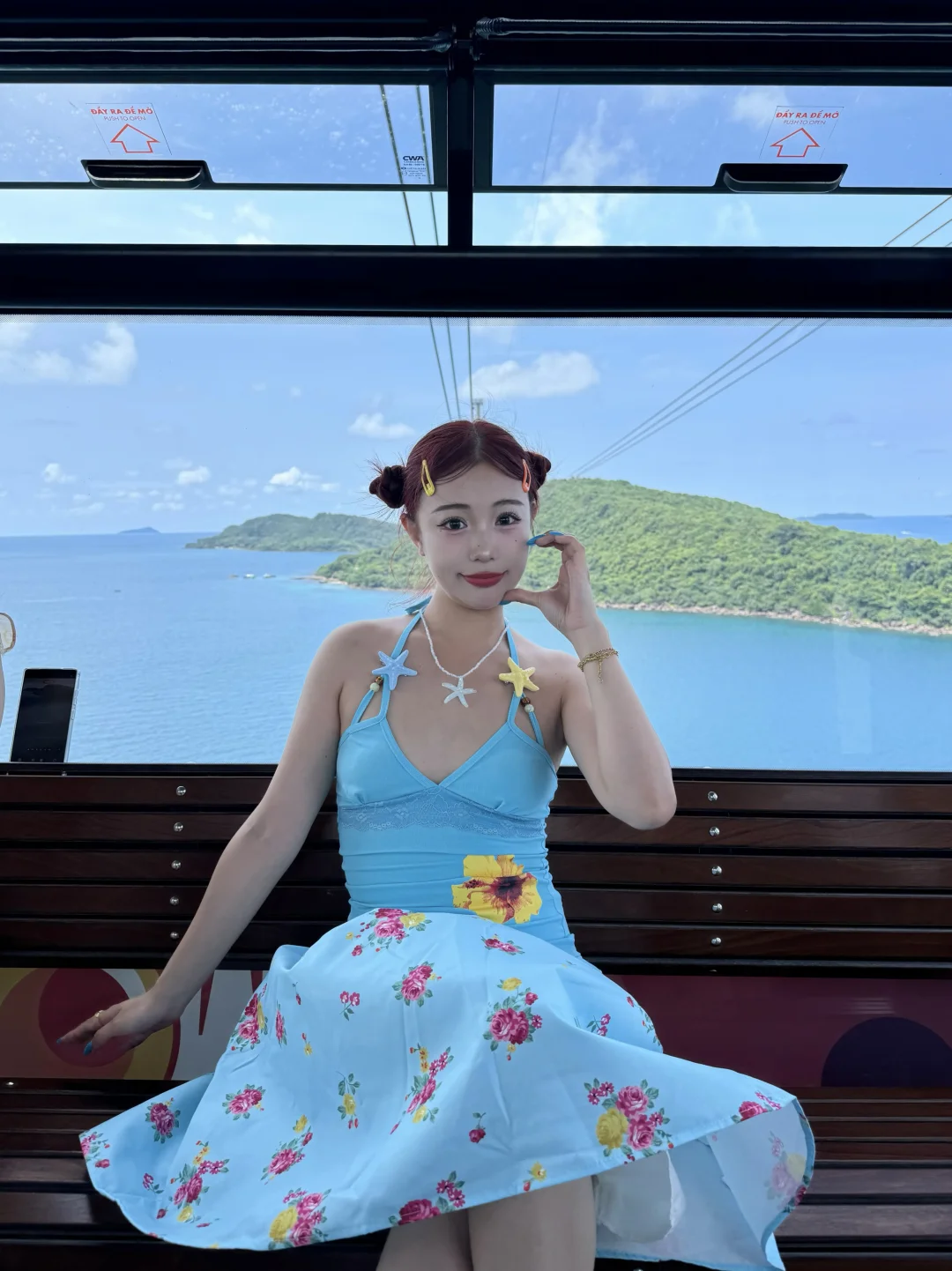 跨海缆车🚡➕日落小镇🏝️ 不要太好拍哦！