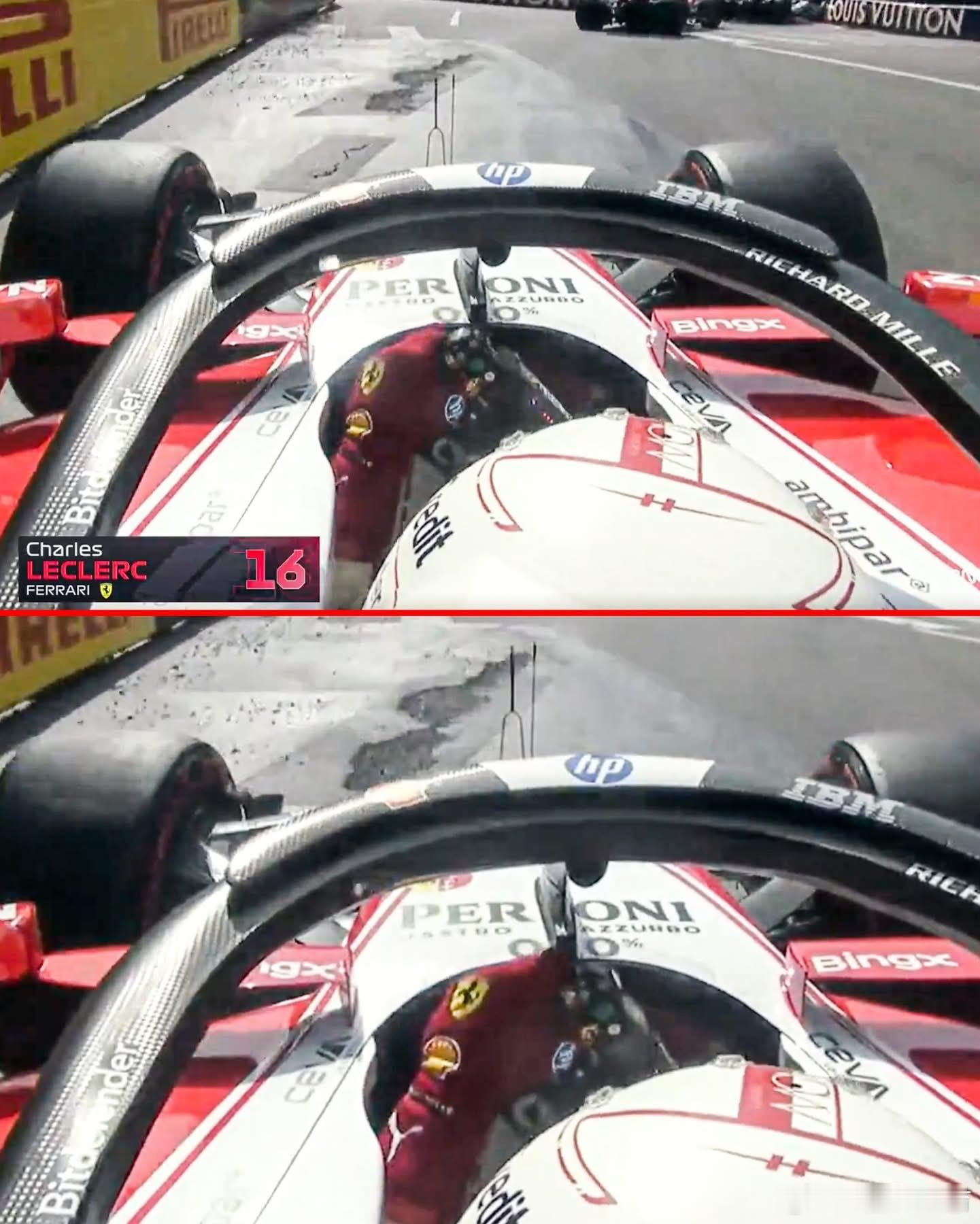 F1摩纳哥站🇲🇨和法网还同步本来平淡的比赛 小kimi安东内利领跑领先得老大