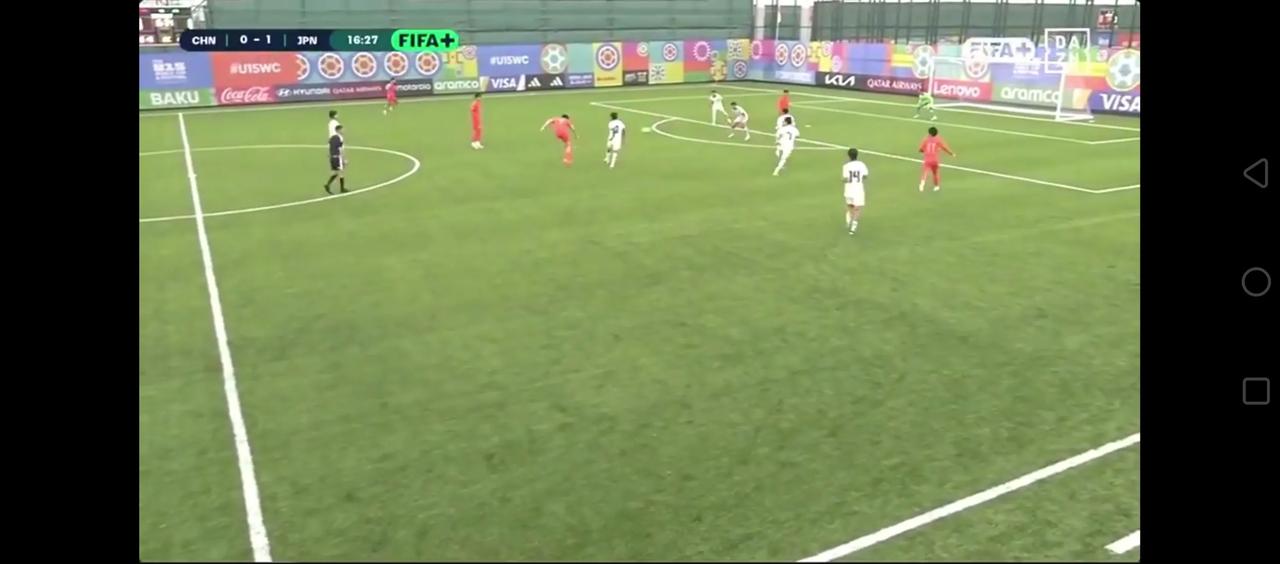 U15国少1：1战平日本队，小世界杯第二场！
场面，内容，都非常可以！
先丢球，
