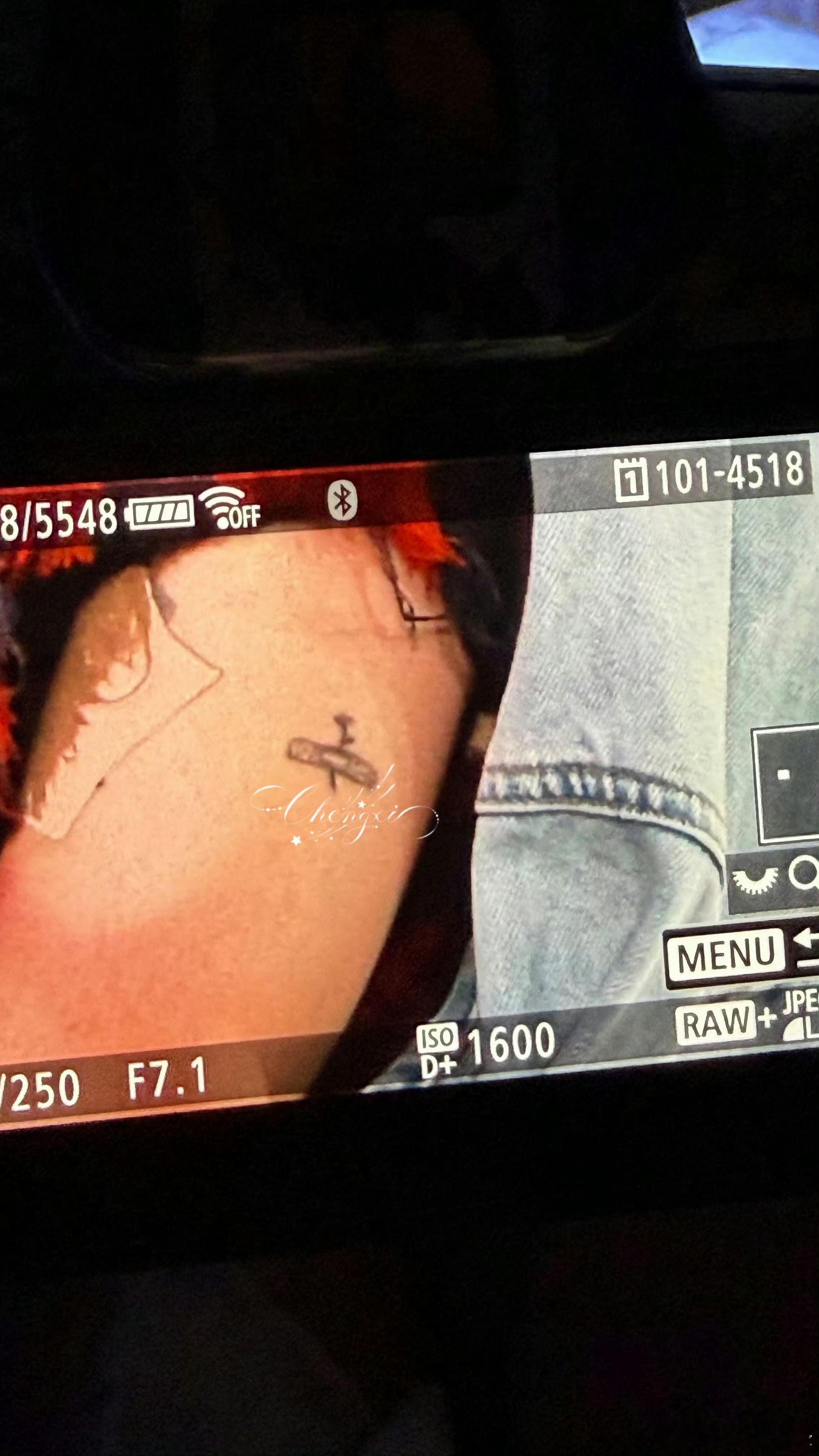 王源纹商王源摇断的玫瑰纹身 此男的纹商极高摇断的玫瑰🌹是属于小王子的玫瑰～ 