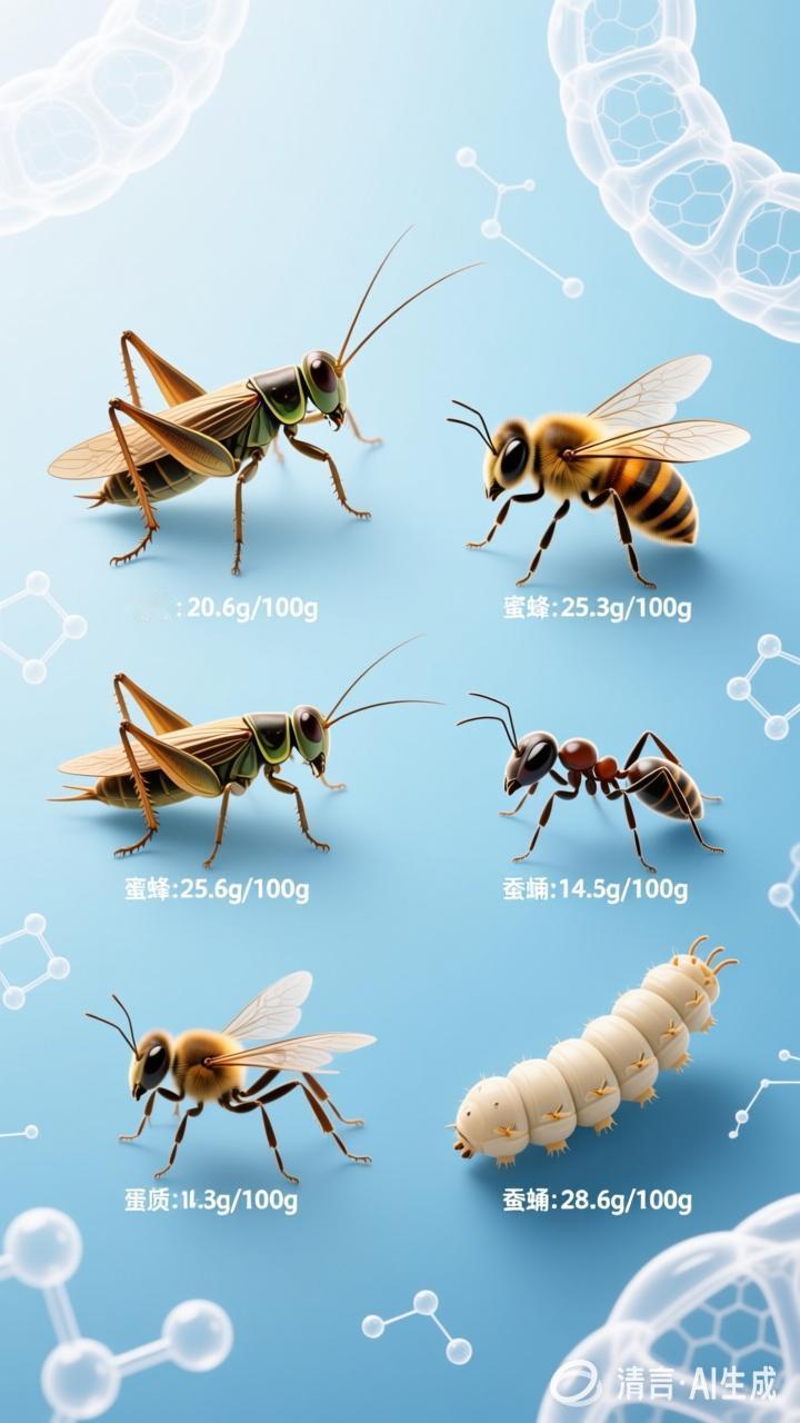 近年来，随着可持续发展和食品多样化的理念逐渐普及，昆虫作为一种高蛋白、低脂肪、环