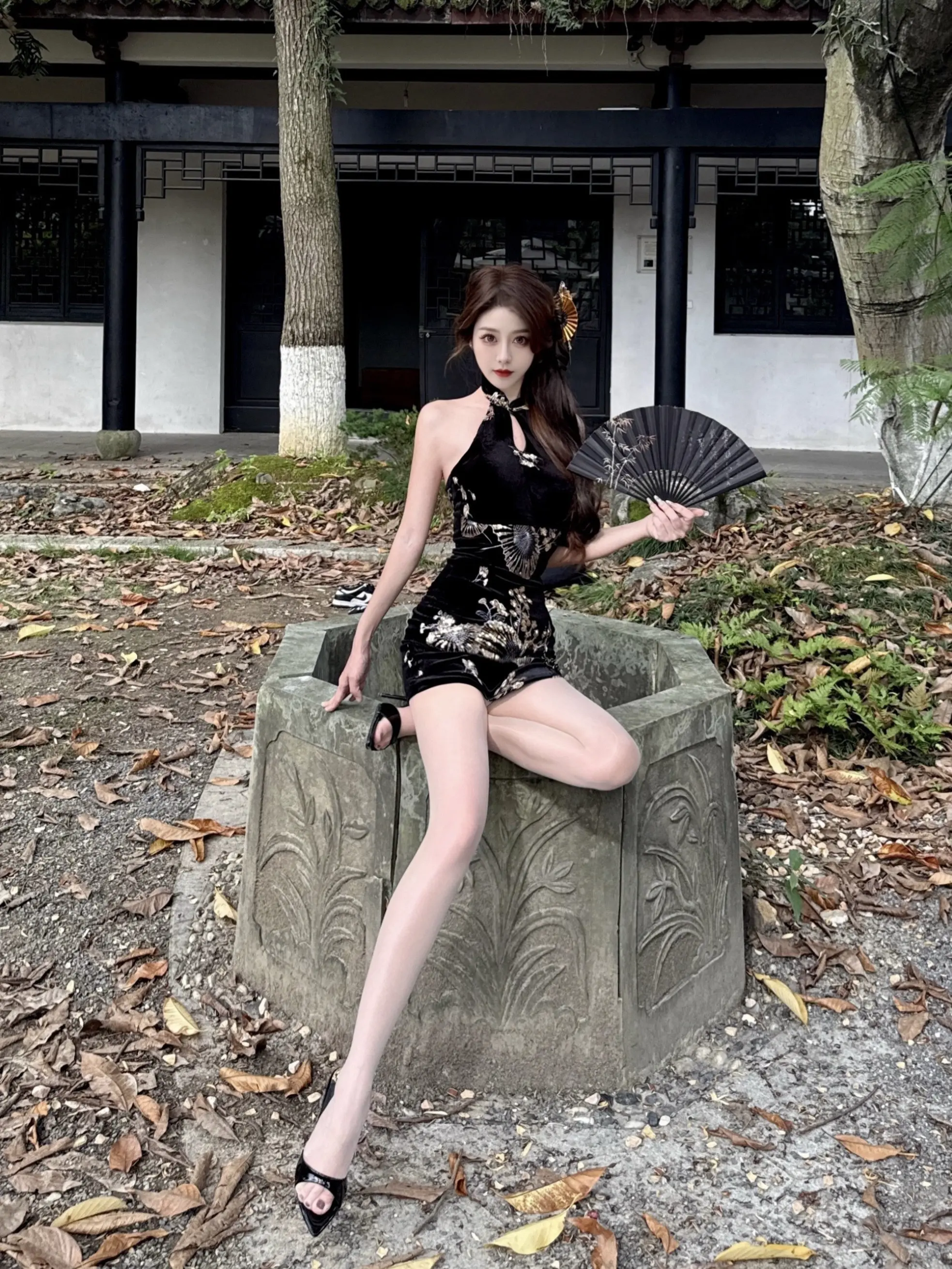 东方美学 御姐 氛围感 旗袍 旗袍秀一秀女子好温柔