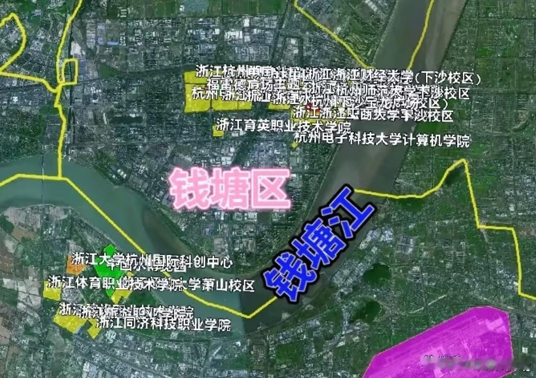 机场大的地方，塞了这么多学校[笑哭]


杭州这片土地上，机场周边分布着不少学校