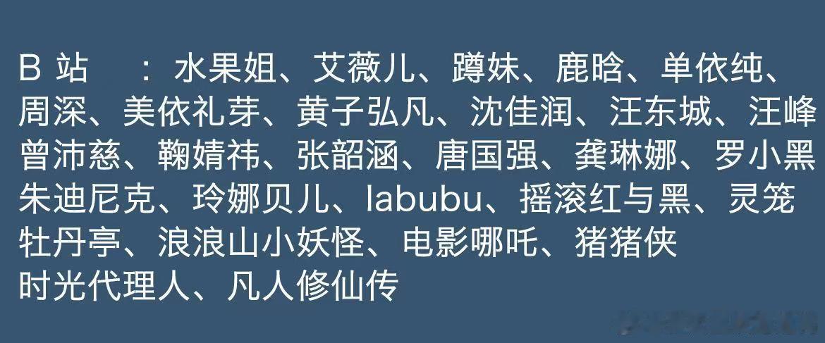 B站 神仙阵容来了！周深、张韶涵、王铮亮齐聚，喜欢的歌手全在，这个跨年锁定 B 