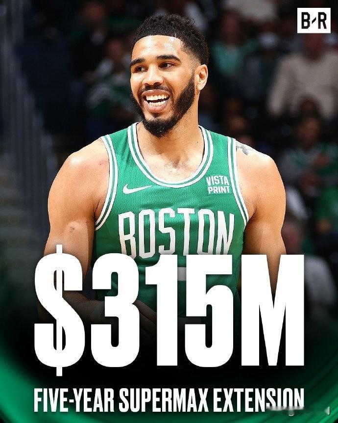 NBA：交易市场——塔图姆签下NBA历史最大合同

Shams：塔图姆5年3.1