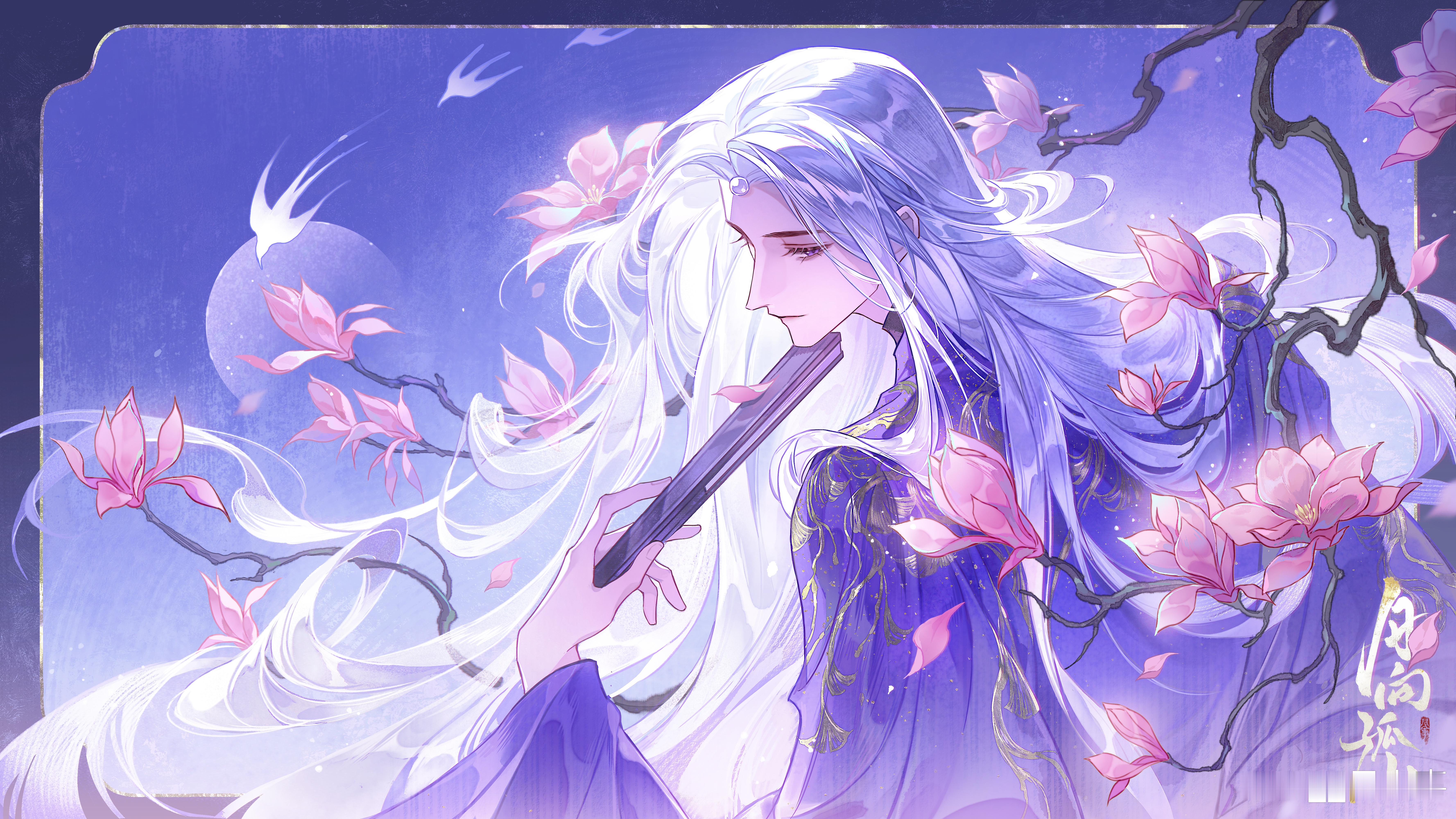月向孤山oc 🌸春不晚——矜已经搭配过很多品种的花了诶是这期的课程演示～ 