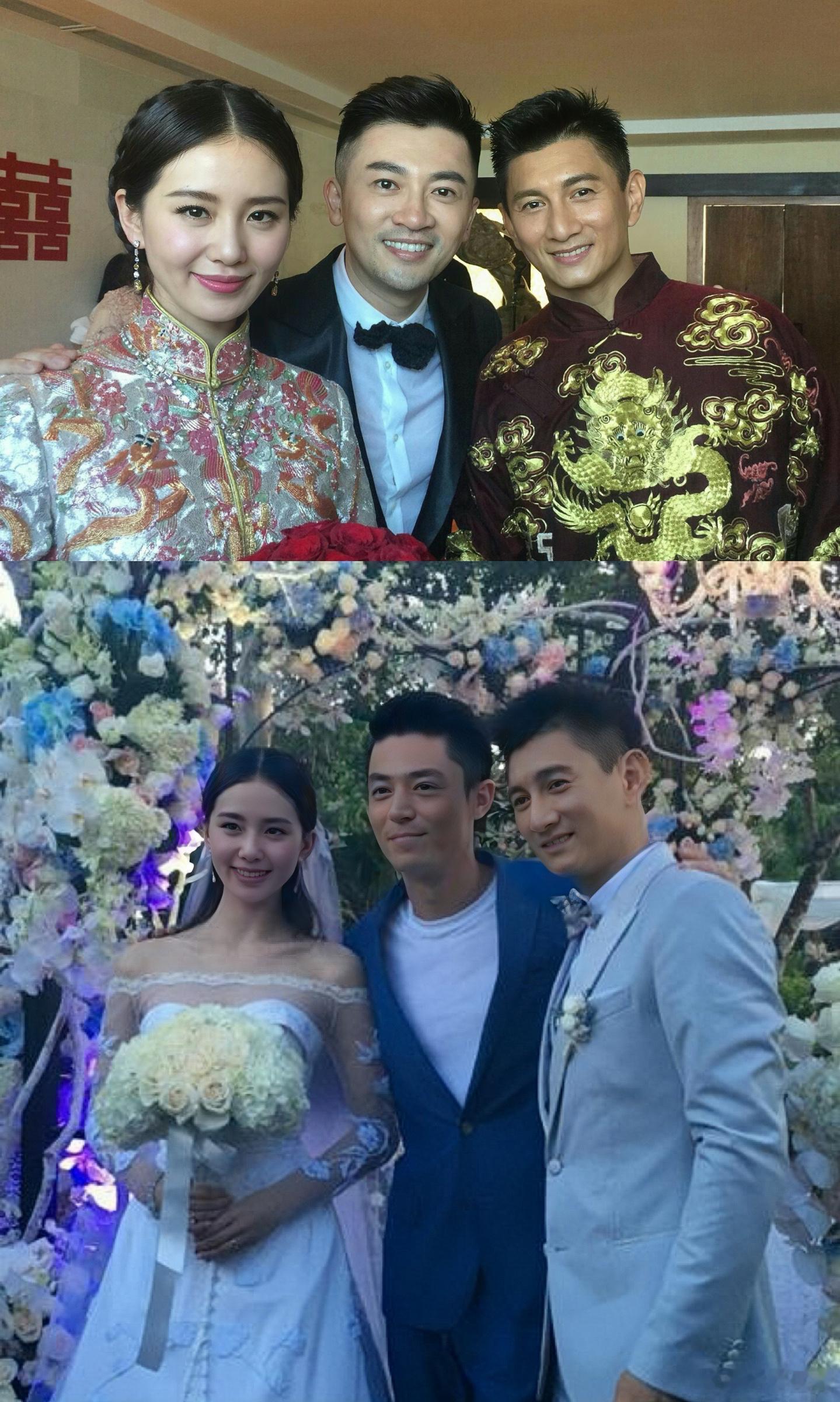 刘诗诗吴奇隆的婚礼至今是我觉得内娱明星婚礼天花板诗诗的婚纱 黄裙子 红旗袍现在看