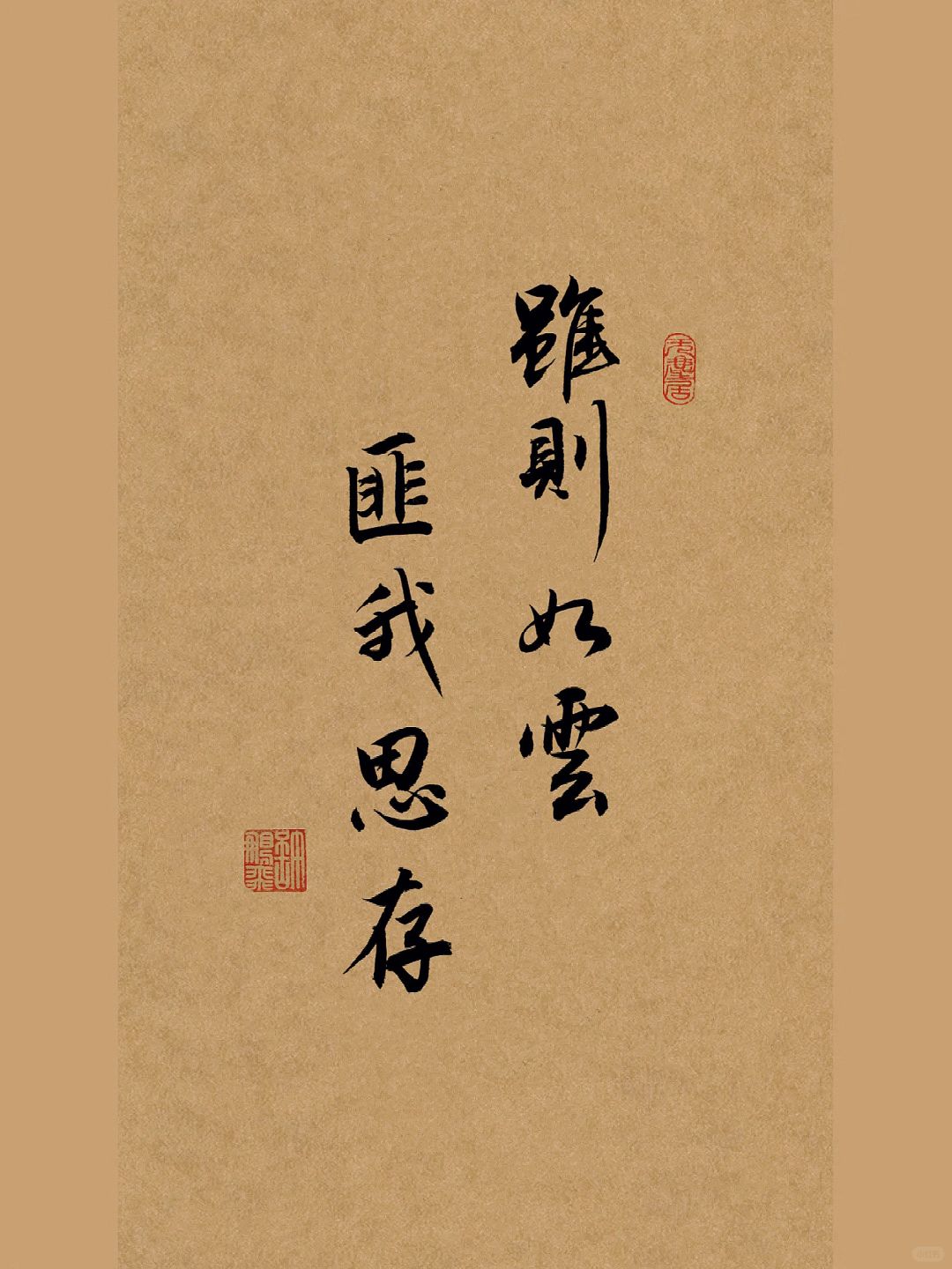 《诗经》虽则如云，匪我思存。