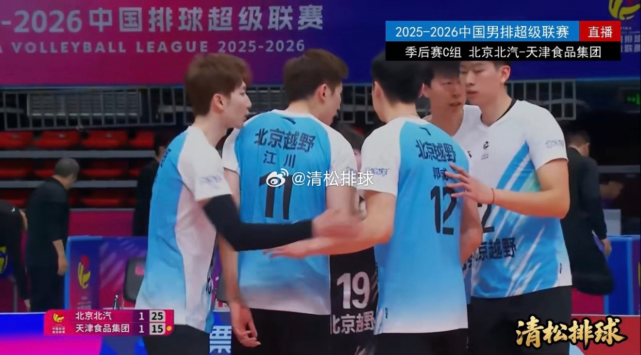 2025-2026中国男排超级联赛季后赛C组第18轮北京北汽vs天津食品集团第二
