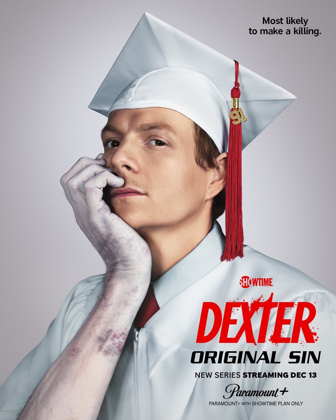 《嗜血法医：源罪》全新海报发布！故事发生在1991年的迈阿密，讲述Dexter从