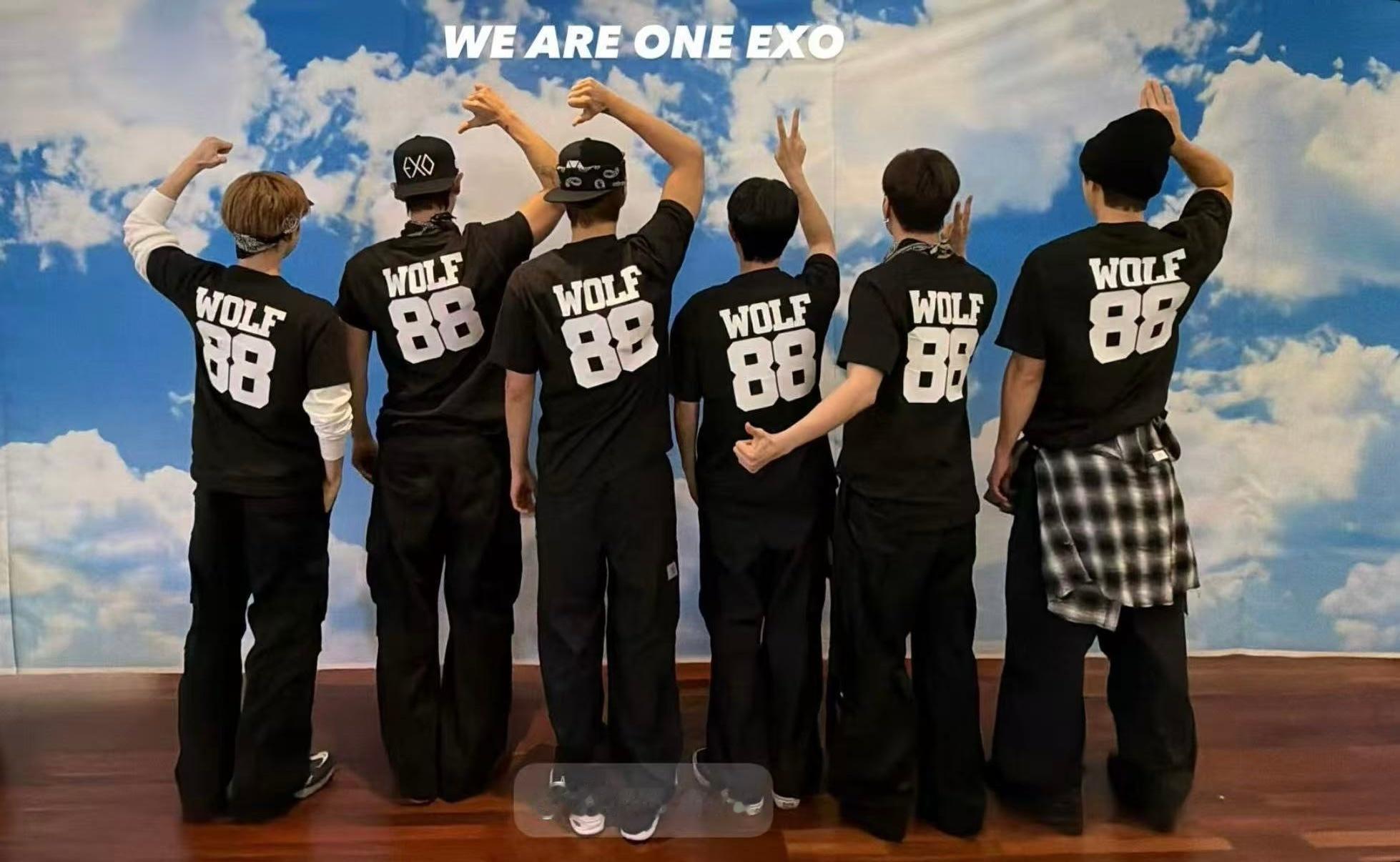 真的是蓝天白云EXO晒蓝天白云背影照EXO蓝天白云背影照