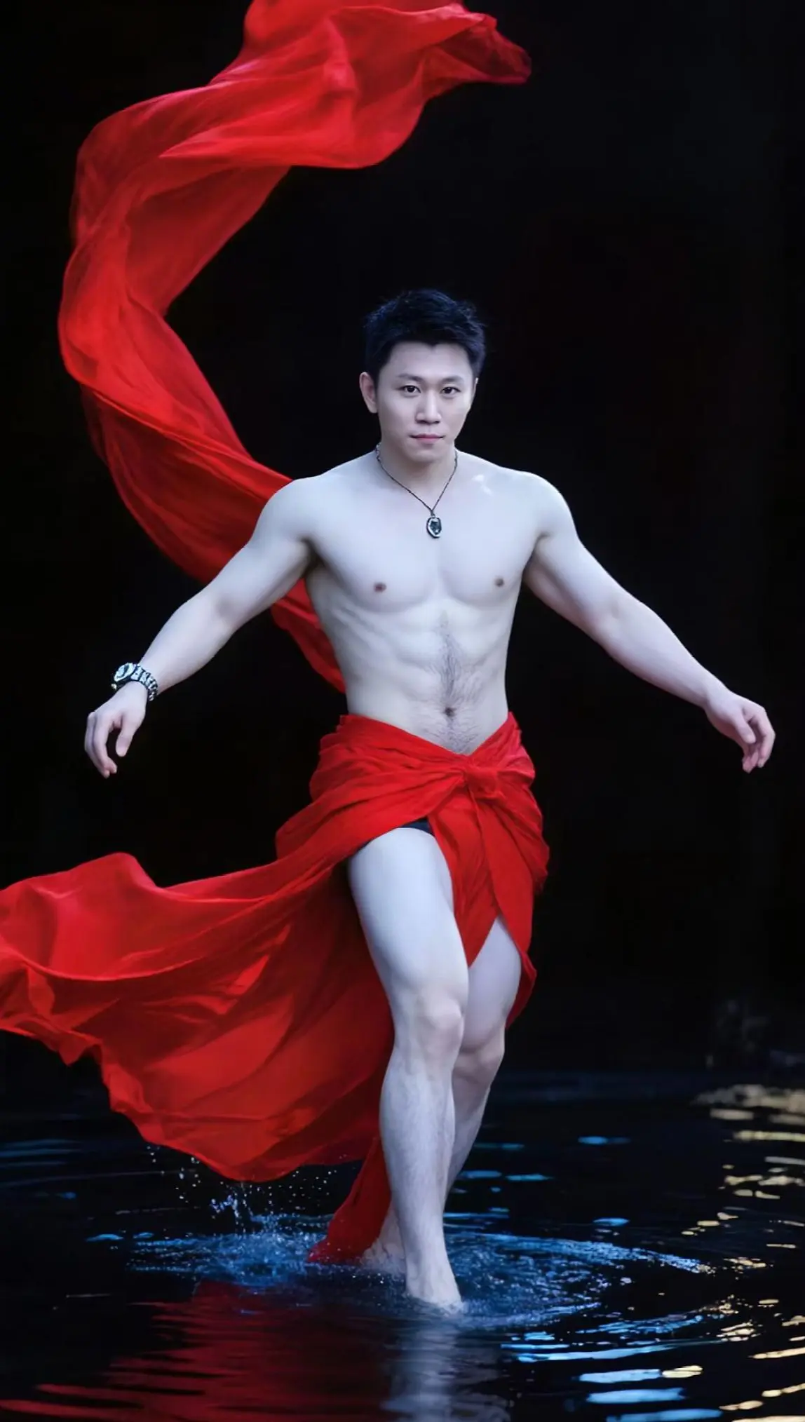 AI健硕风情写真ai创作