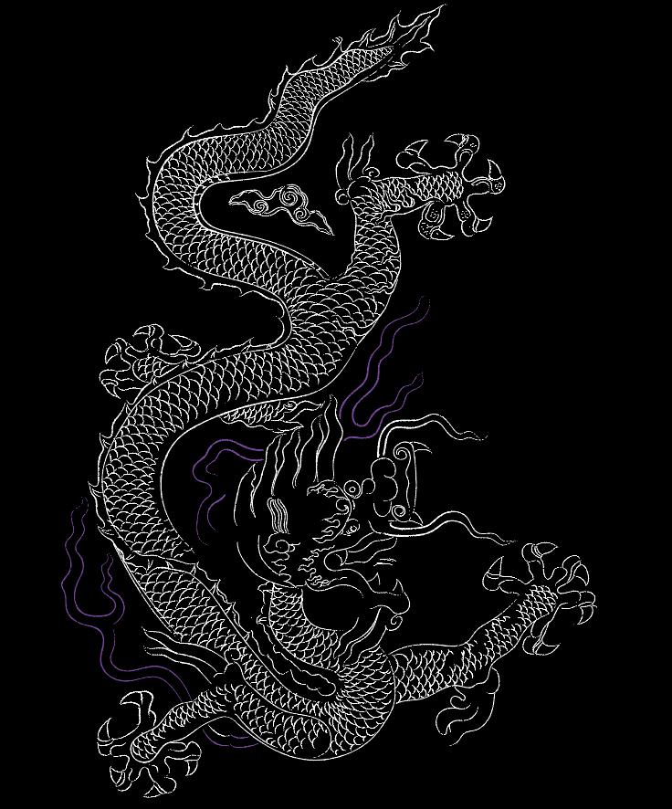 #馒头控的日常# 金匮的龙，细节还挺丰富，不画一遍，感觉观察不到这么仔细。 ​​