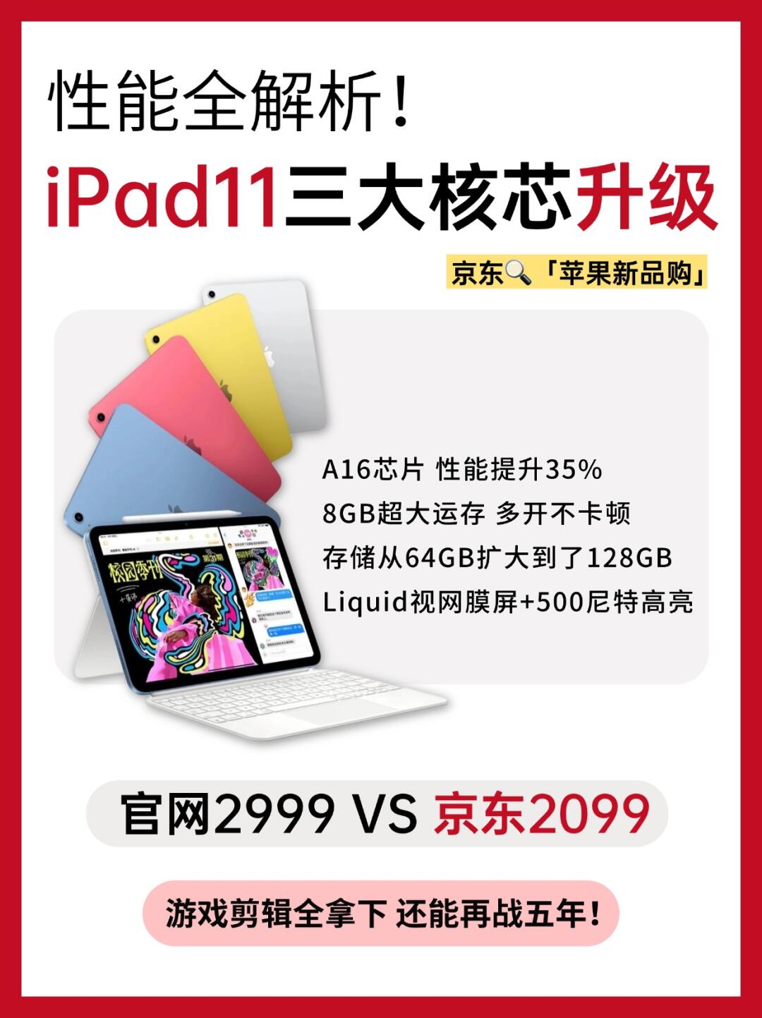 2099拿下iPad11！国补叠教优看这篇就够了