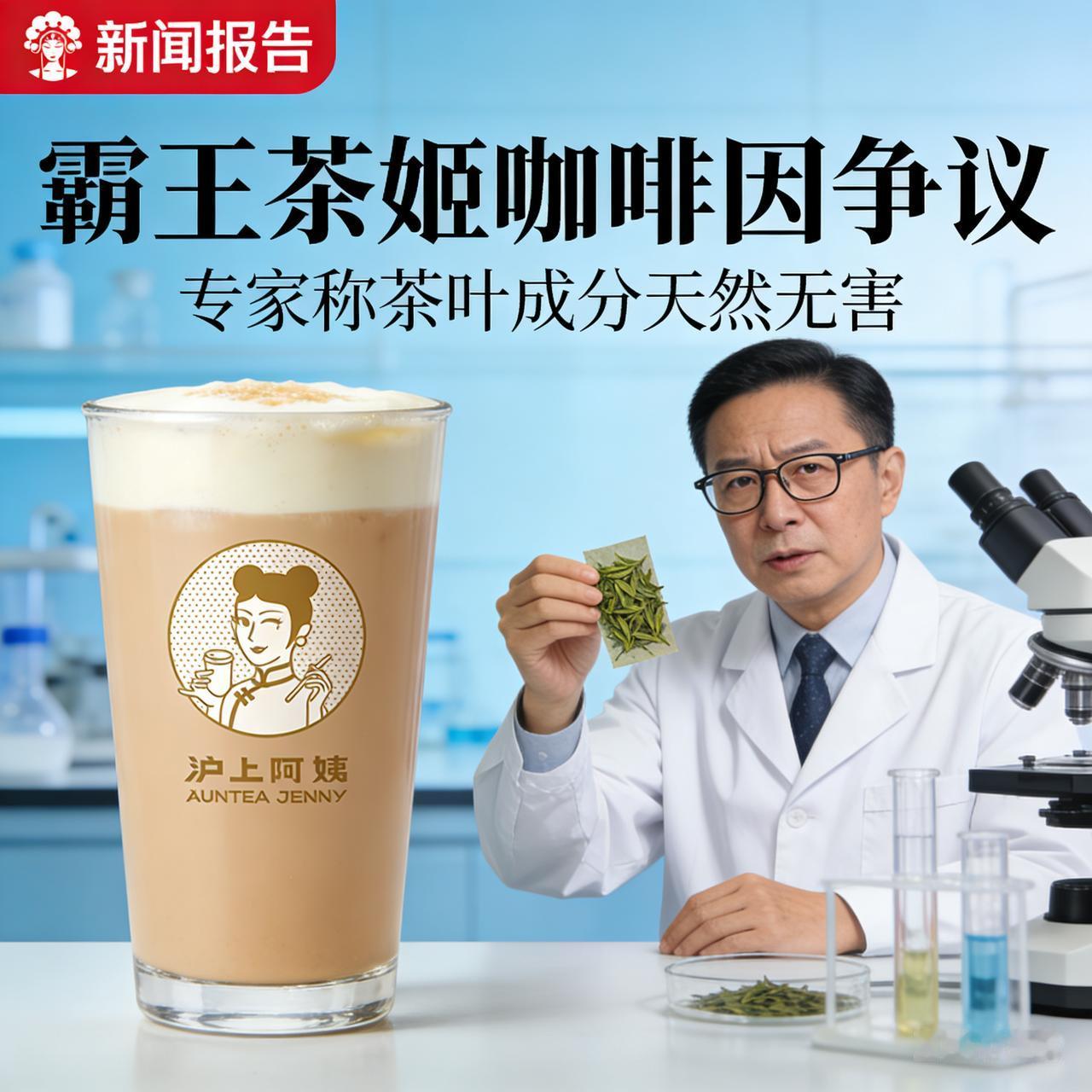霸王茶姬咖啡因争议：专家称茶叶成分天然无害
霸王茶姬咖啡因风波：以科学之名，破谣