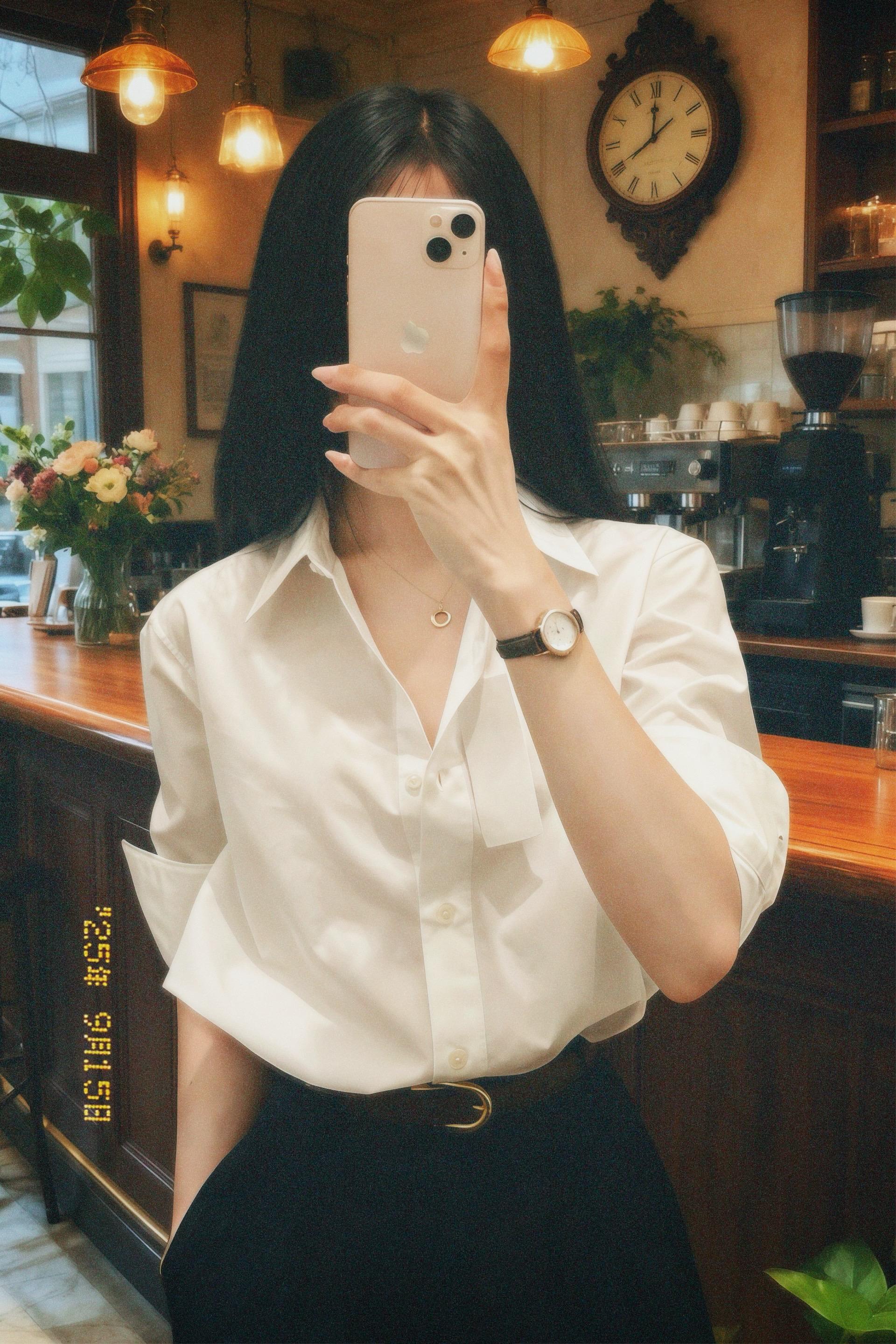 ❤️法式显瘦气质衬衫。