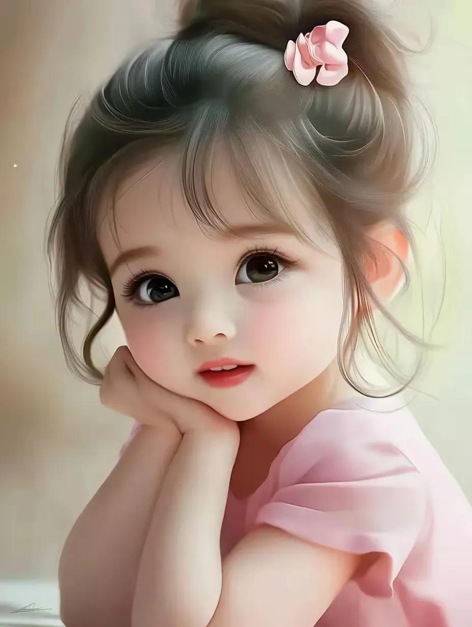 “萌化心灵的童真瞬间”🌸👧💕萌娃二次元形象