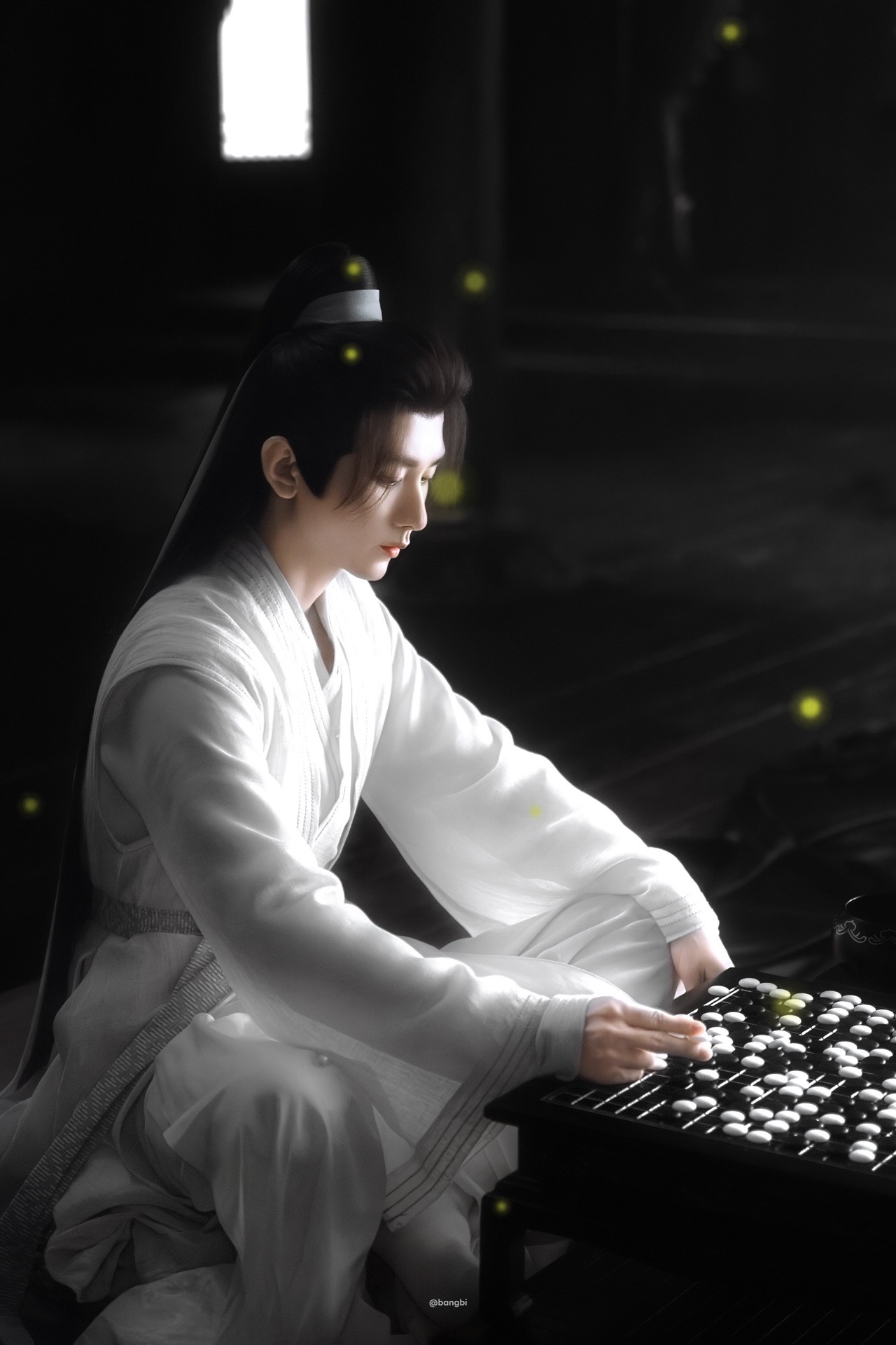 成毅两京十五日cy成毅朱瞻基成毅，落日晚霞皆陪衬，晚风星河作铺垫，都不及你一身惊