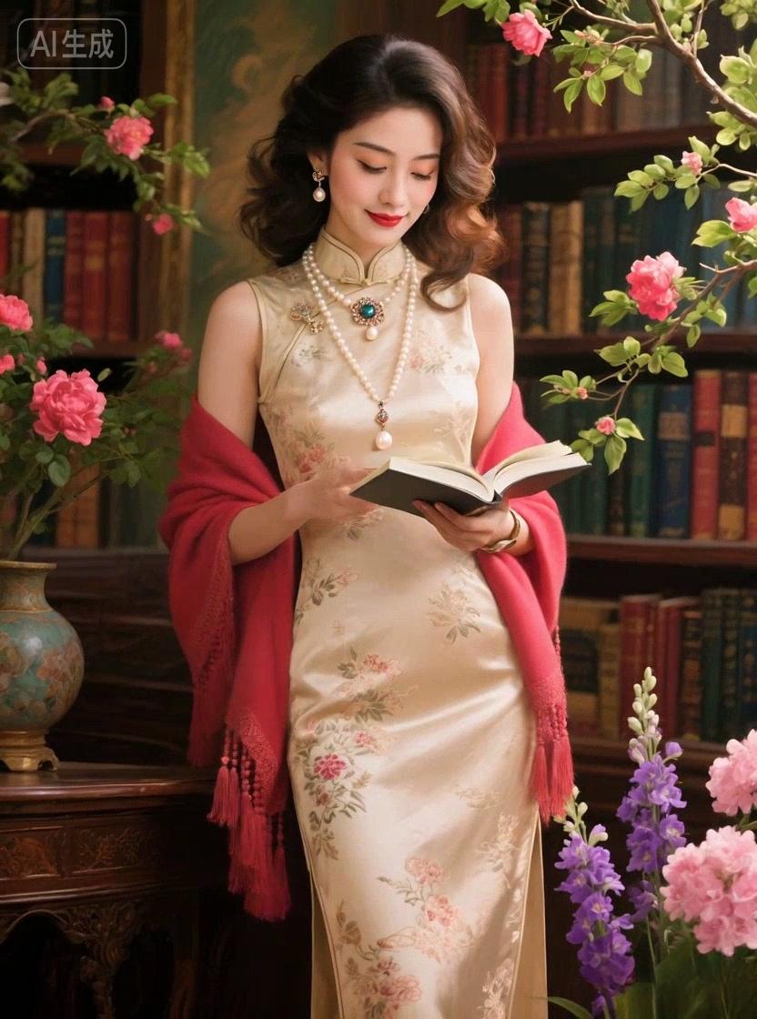 上联：华屋雅舍多才女
下联：有请[福]

欢迎赐对续句写诗[福][祈祷][玫瑰]