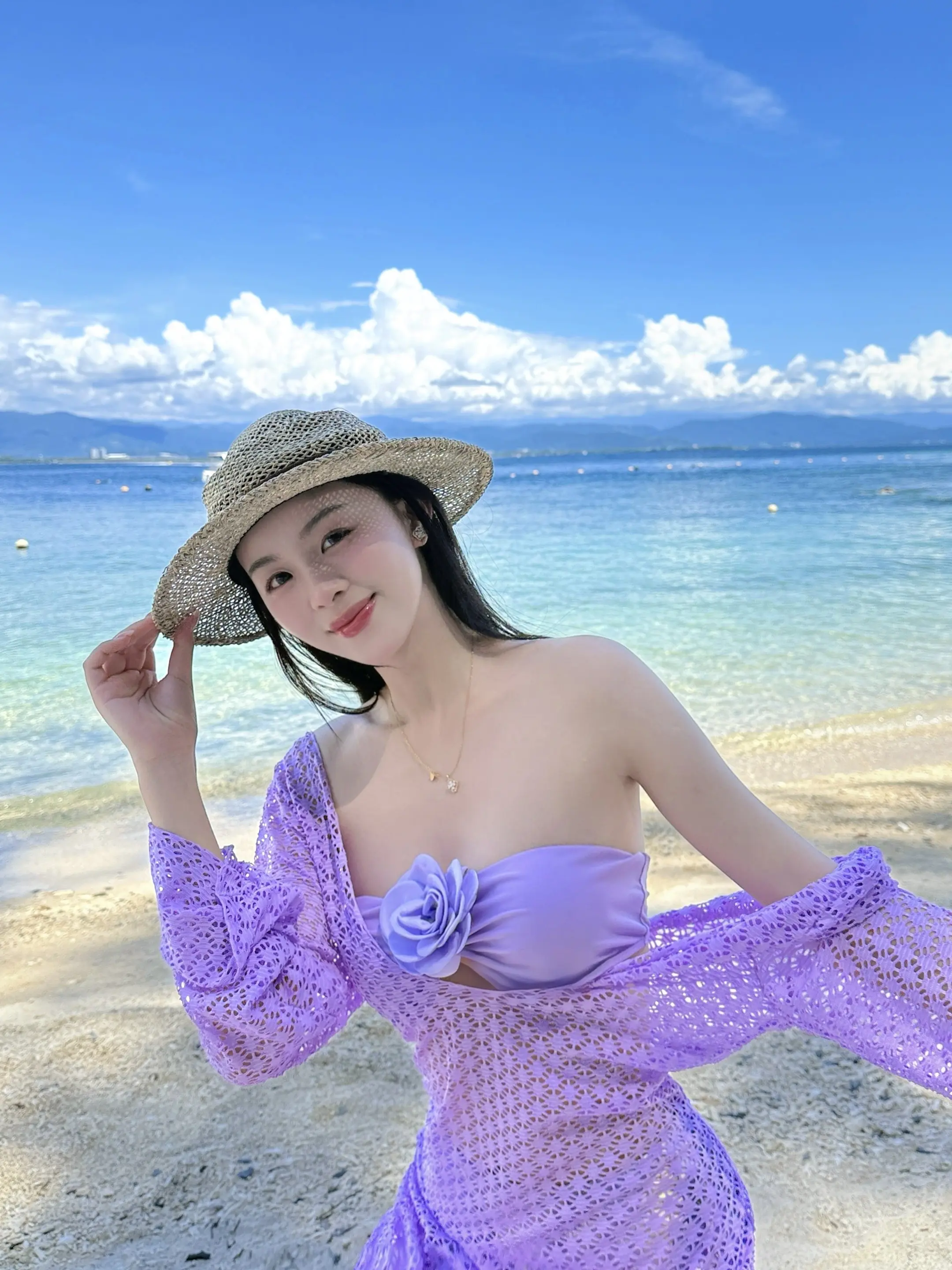 果冻海🩵在亚庇做快乐岛民🏝️🐋