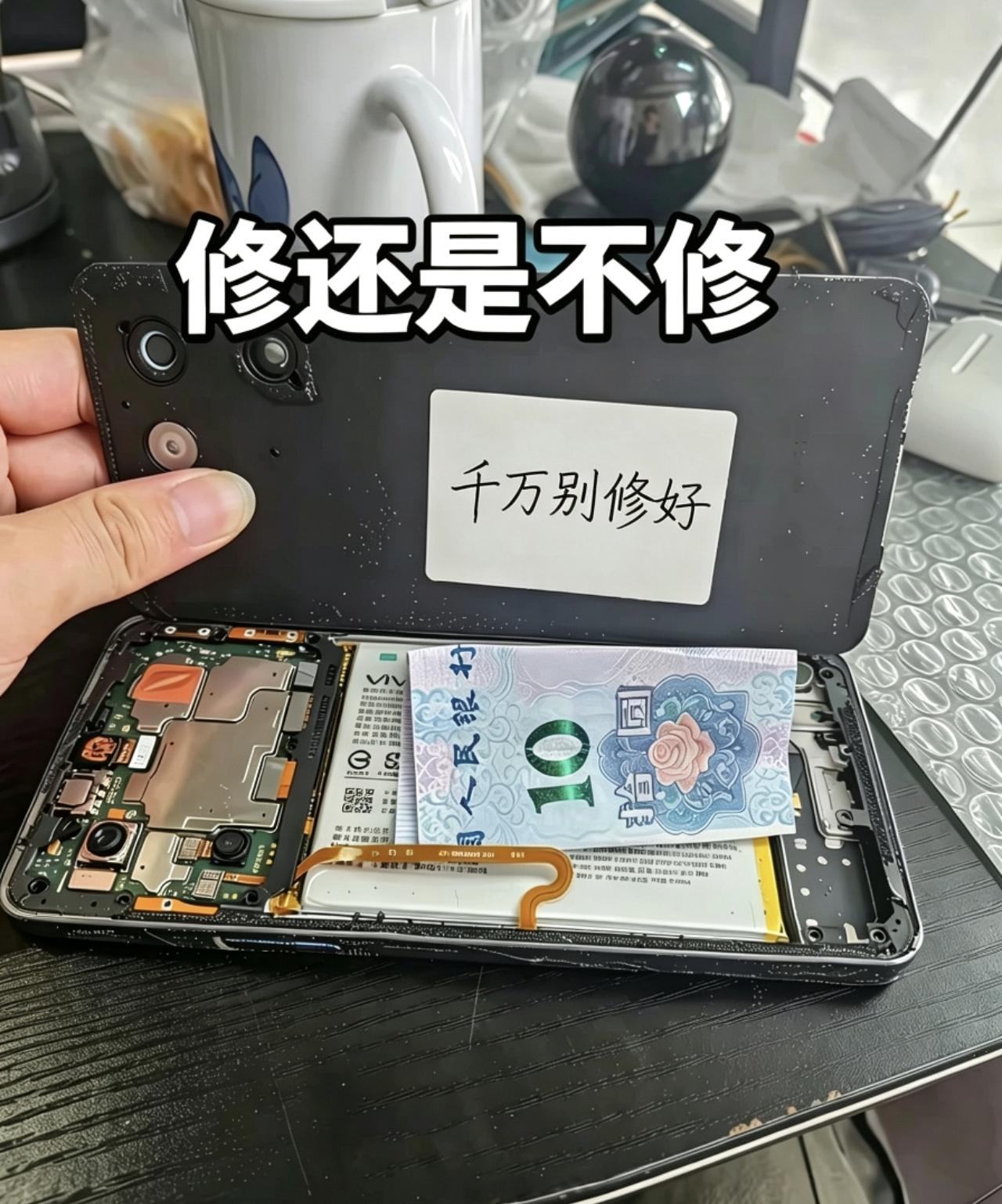 看来机主是真的遇到难事儿了，帮他一把吧？但是他为什么不让修好呢？
