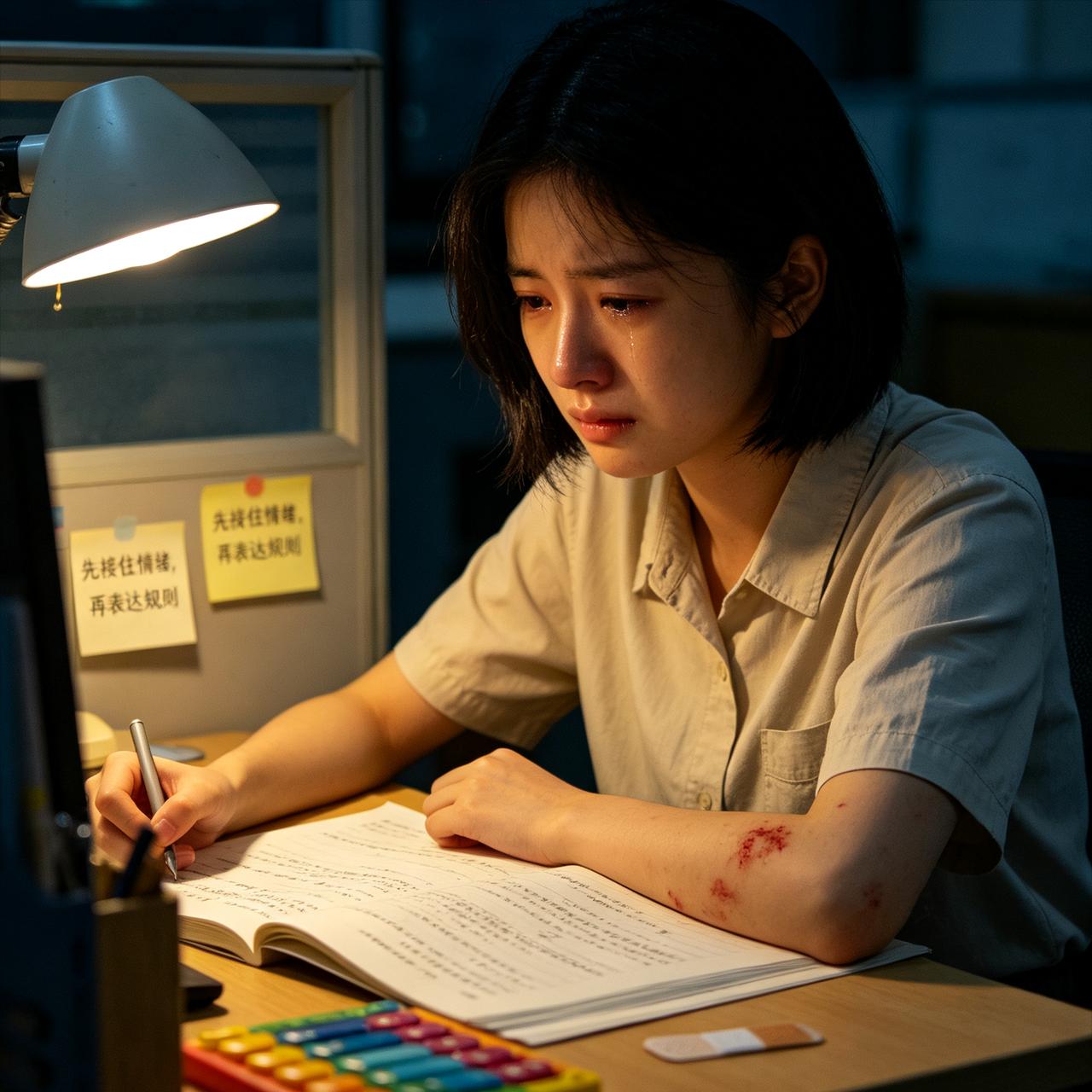 00后新老师上岗第一天，被学生抓哭：我一点都不怪他

00后新老师上岗第一天被学
