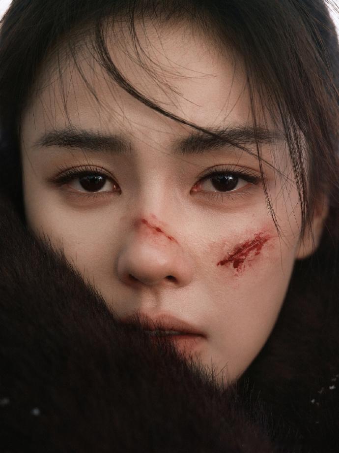 柳宗源给白鹿拍的泪目神图白鹿一个转头神图已出白鹿女装牛仔裤 没有刻意柔美，反而用