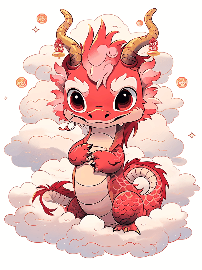 祝大家春节快乐！龙年大吉！龙宝送福！全家安康！ ​​​