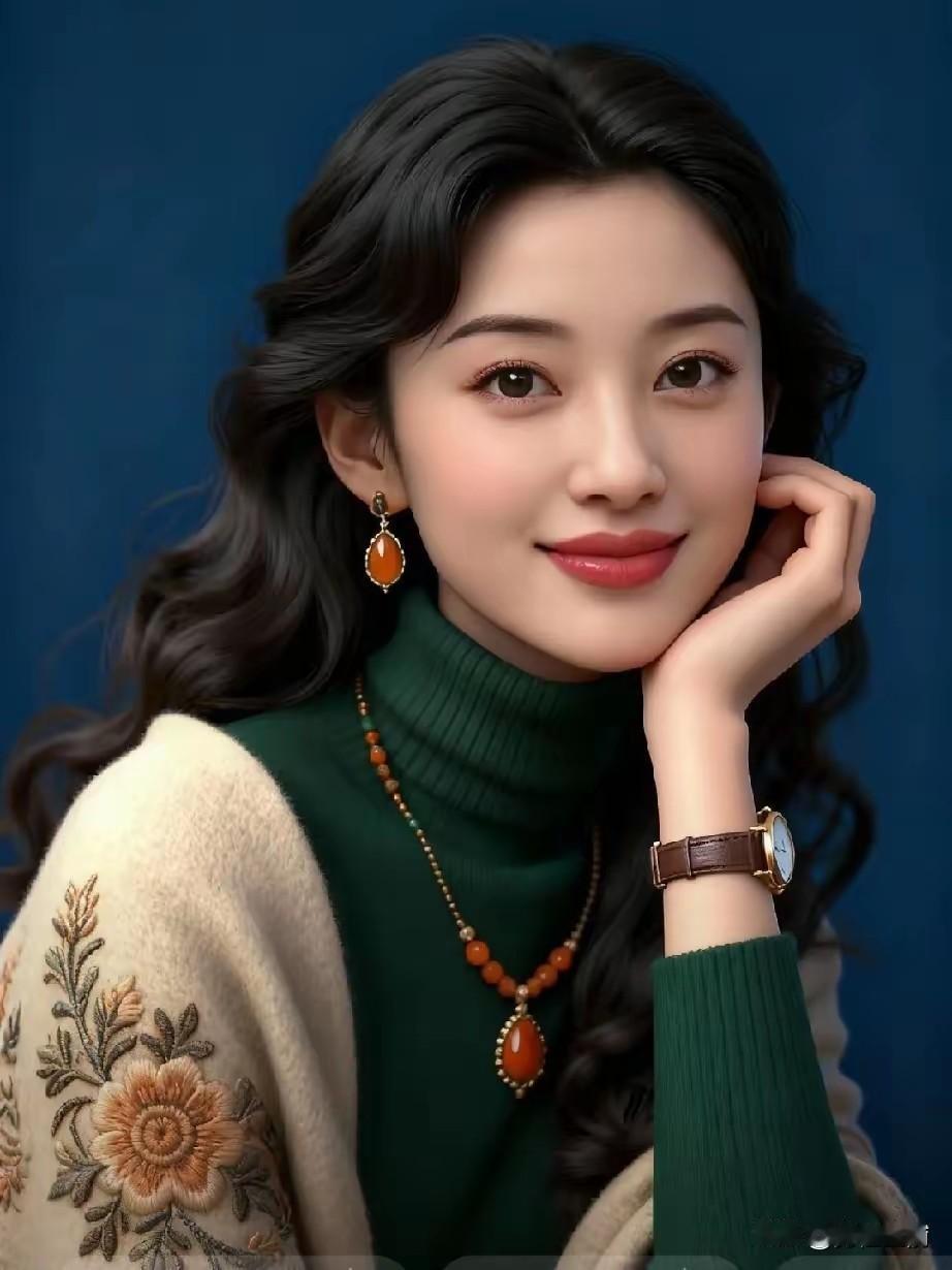 温柔甜美的冬日穿搭，暖心微笑，尽显优雅魅力！🌟💖