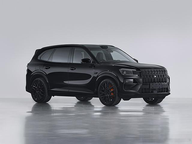 极氪8X黑武士，全黑化+运动包围，车顶还有个电动尾翼，满分5分的话颜值我打4.5