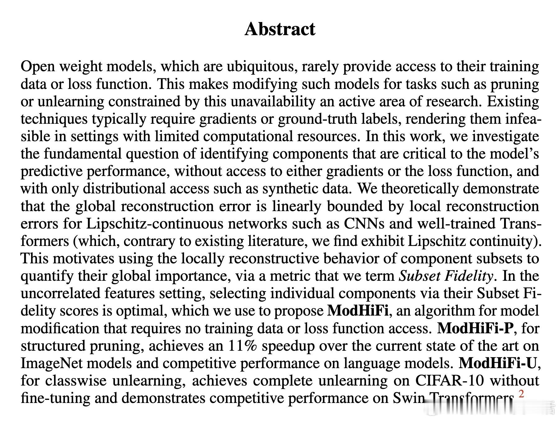 [LG]《ModHiFi: Identifying High Fidelity 