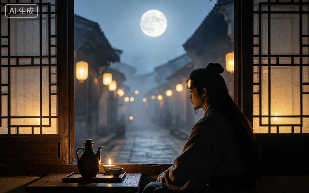 《摸鱼儿·人间漫寄》珠乡小女

叹尘途、往来行客，浮沉皆逐风雨。
长街灯火明暗里