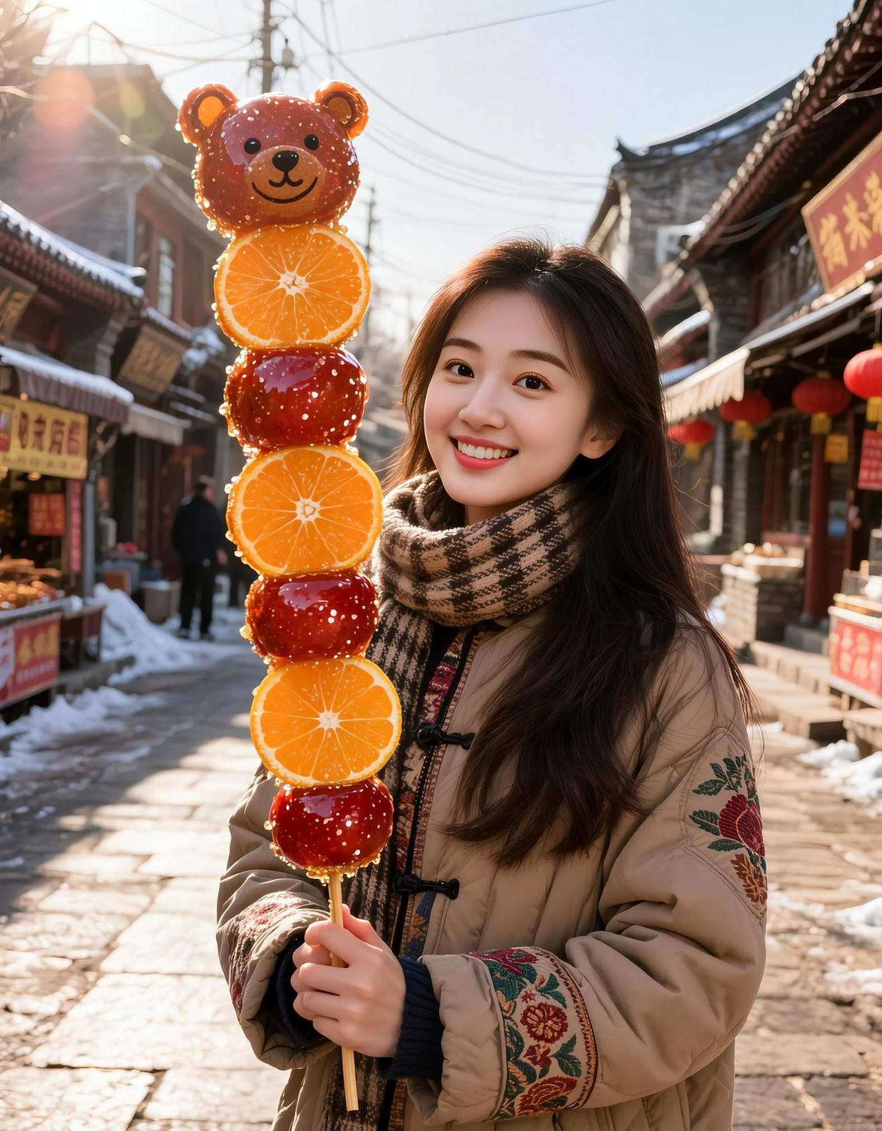 冬日随拍 抖音ai创作 美女