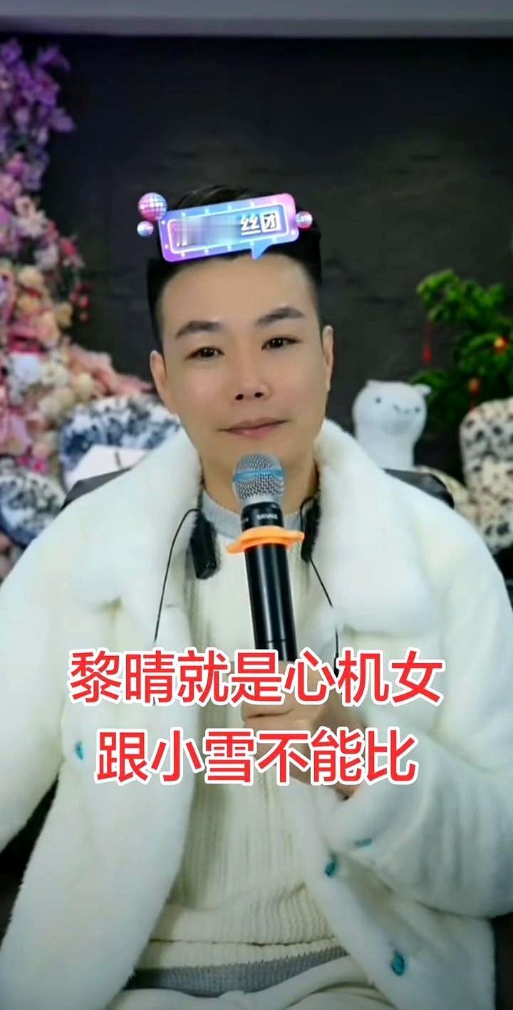 这波瓜吃的我脑壳疼！

现在网上吵翻了，有人追着骂黎晴是“心机女”，说她比小雪多