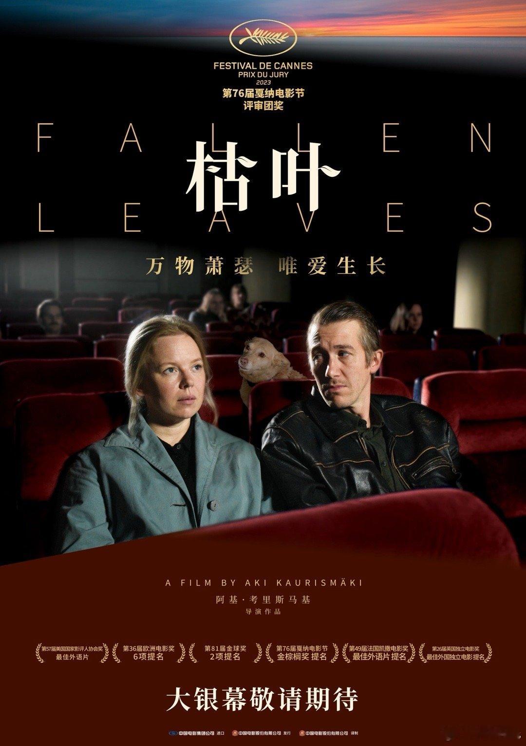 今天《控方证人》定档12.5，另一部引进片《枯叶》依旧消失中…… 