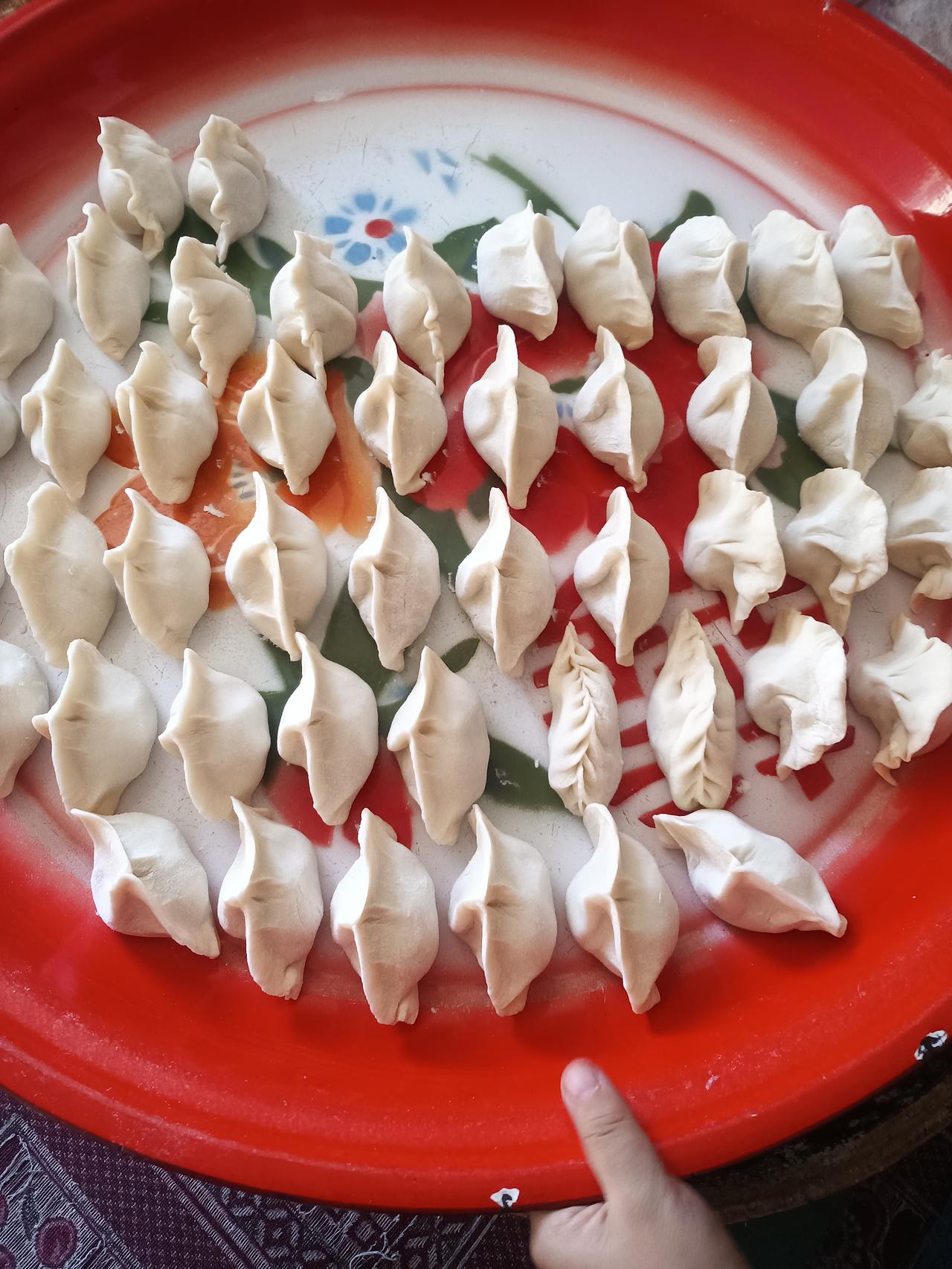 包的好看吗？新年必须吃饺子。好吃不过饺子。