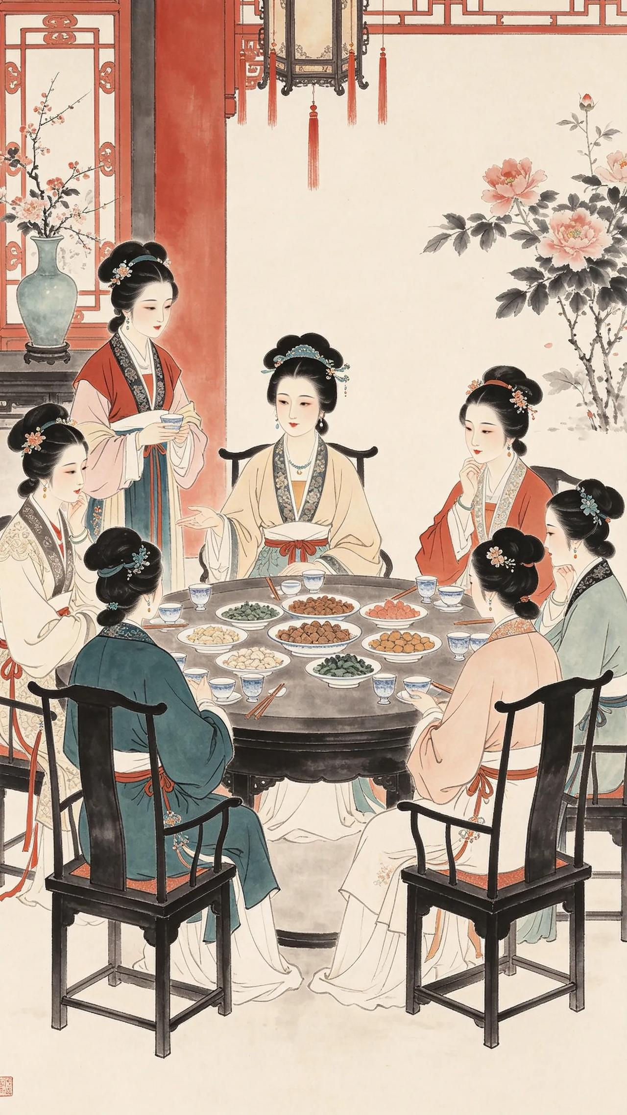 原来《金瓶梅》这里，西门庆的两个老婆暗戳戳的在说潘金莲不会做人。
事情是这样的：