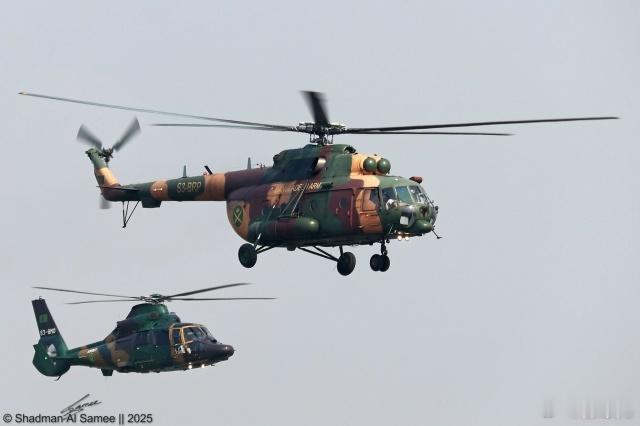 12月16日,孟加拉国空军的欧洲直升机AS365 Dauphin(编号S3-BM