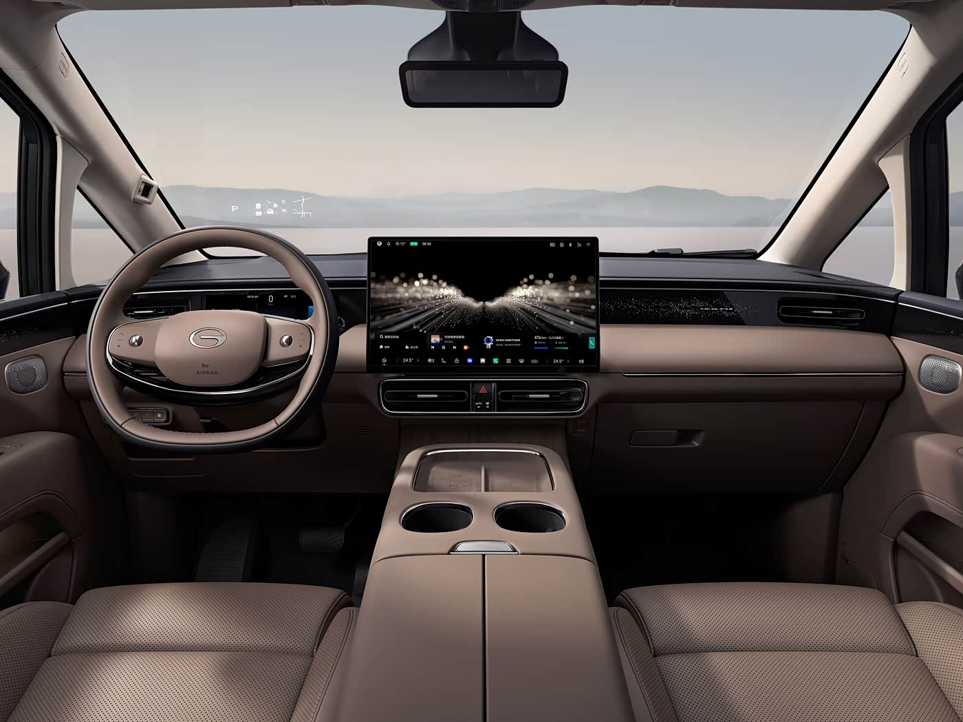 广汽传祺向往M8 PHEV L官图发布，搭1.5T插混系统。 