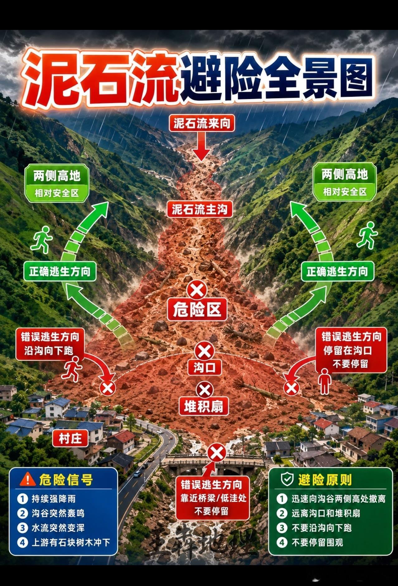 突如其来的泥石流，山河蒙难。天灾无情，瞬息之间，美好被洪流裹挟。我们敬畏自然，更