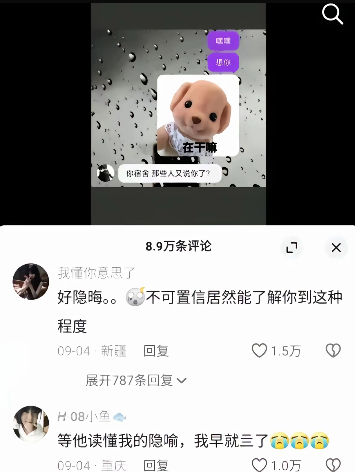 某天有人读懂我的隐喻我一定会哭 